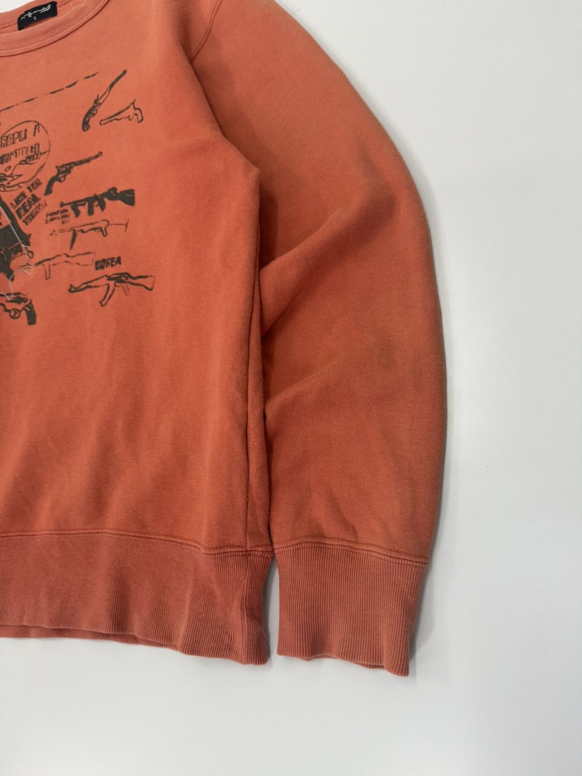 Andy Warhol × Uniqlo 🔥 Uniqlo x Andy Warhol Art Distressed Orange Sweatshirt - S Size US S / EU 44-46 / 1 - 3 Thumbnail
