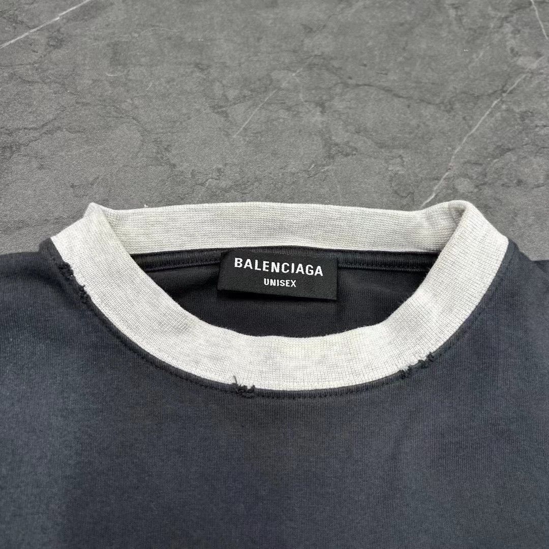 Balenciaga Balenciaga gray and white patchwork vintage double ring sho Size US S / EU 44-46 / 1 - 3 Thumbnail