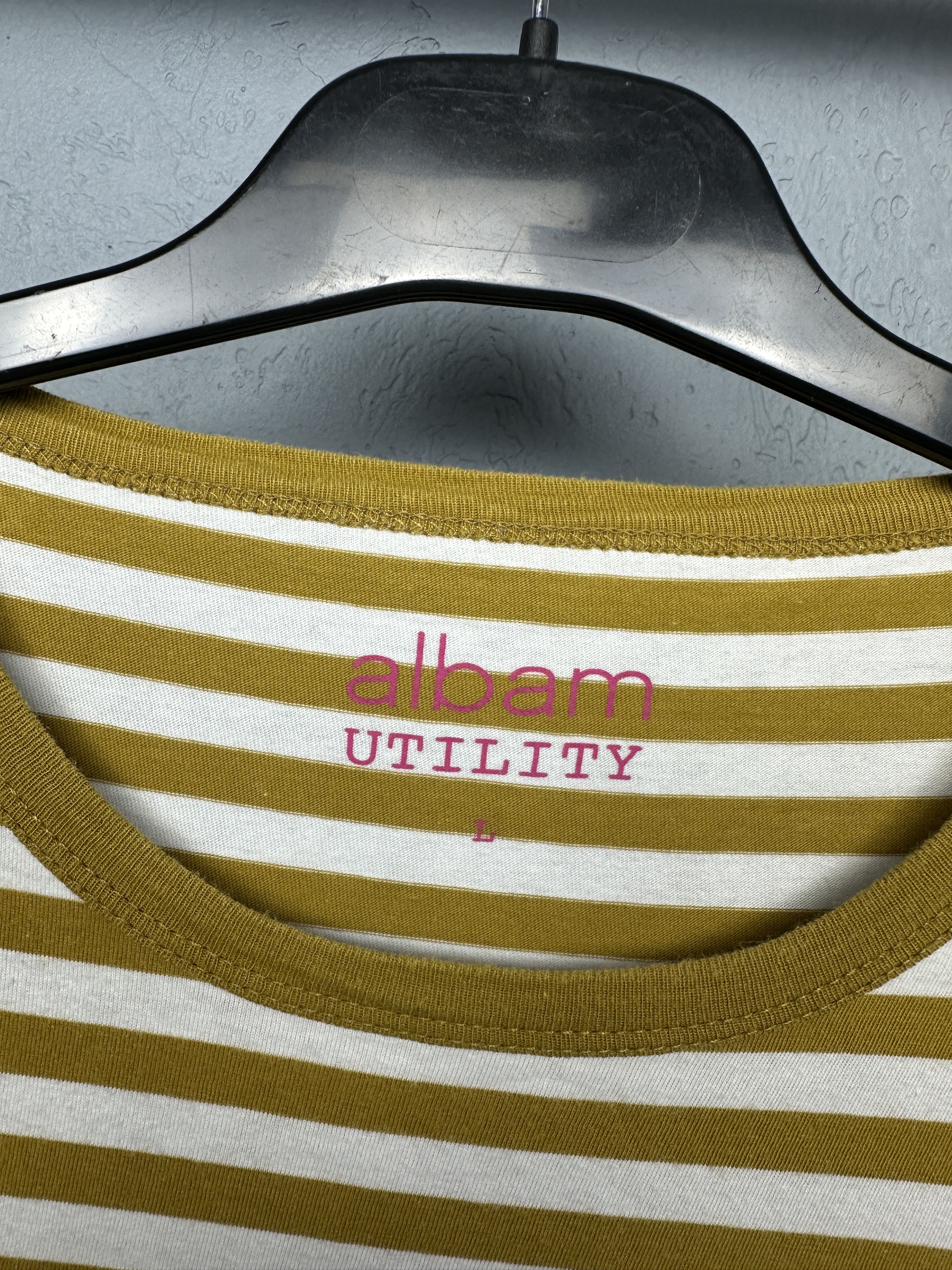 Albam Albam Utility Mens Striped T-Shirt Size US L / EU 52-54 / 3 - 3 Thumbnail