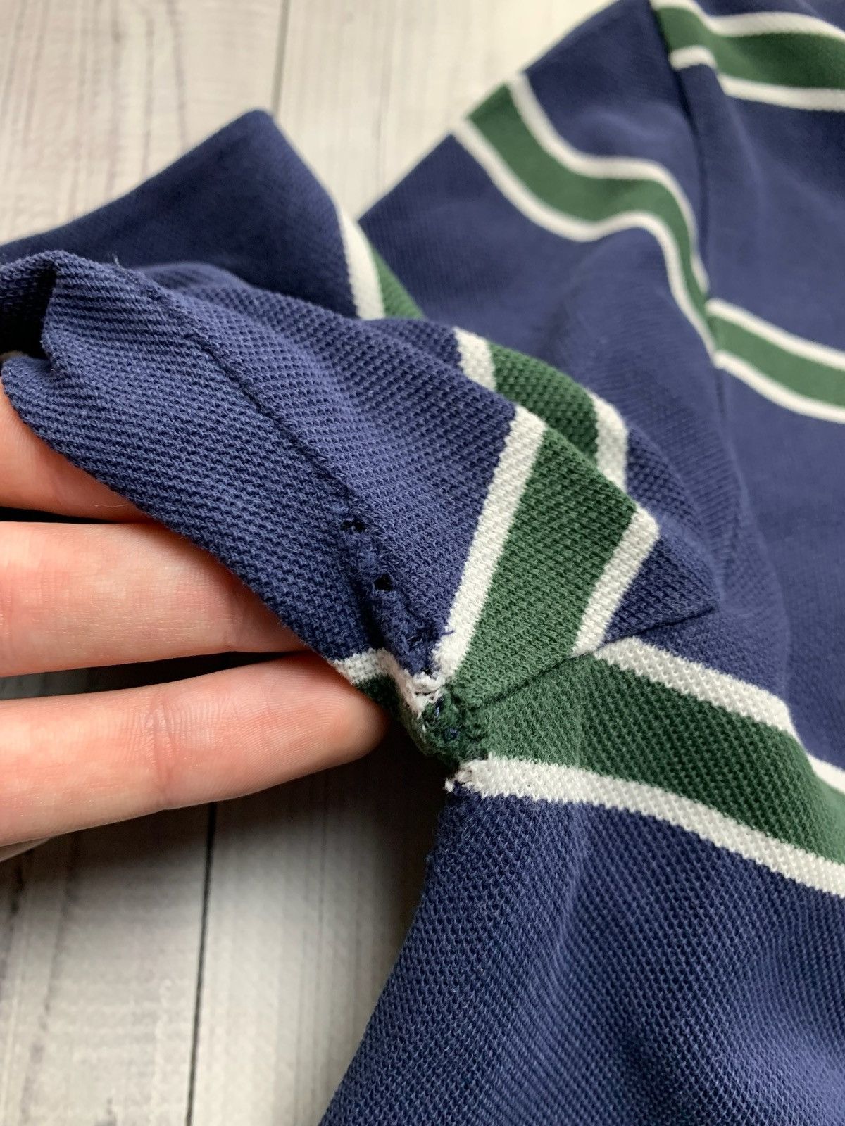 Vintage Vintage Polo Ralph Lauren striped rugby jersey size M Size US M / EU 48-50 / 2 - 4 Thumbnail