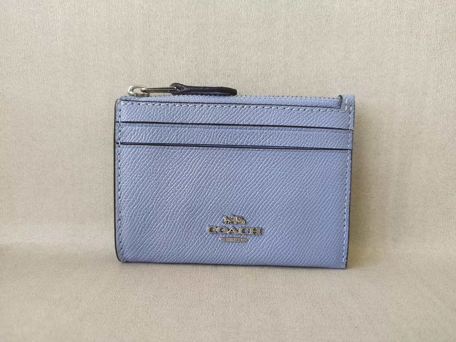 Coach Coach Mini Skinny ID zip CardCase cross grain leather T 9139 Size ONE SIZE - 2 Thumbnail