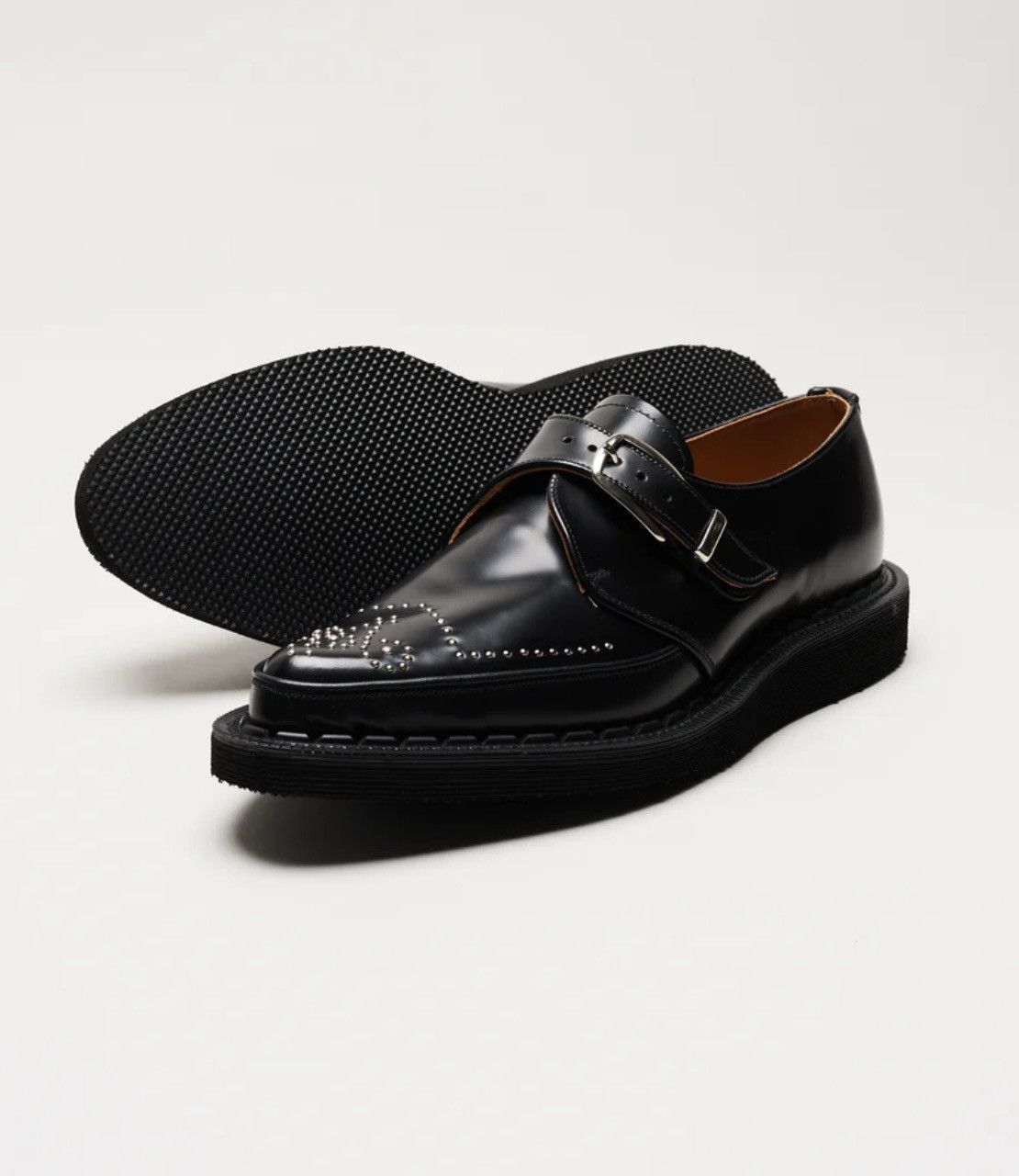 George Cox George Cox - Creepers - Strummer Monk Black Studded NWT Size US 10.5 / EU 43-44 - 1 Thumbnail