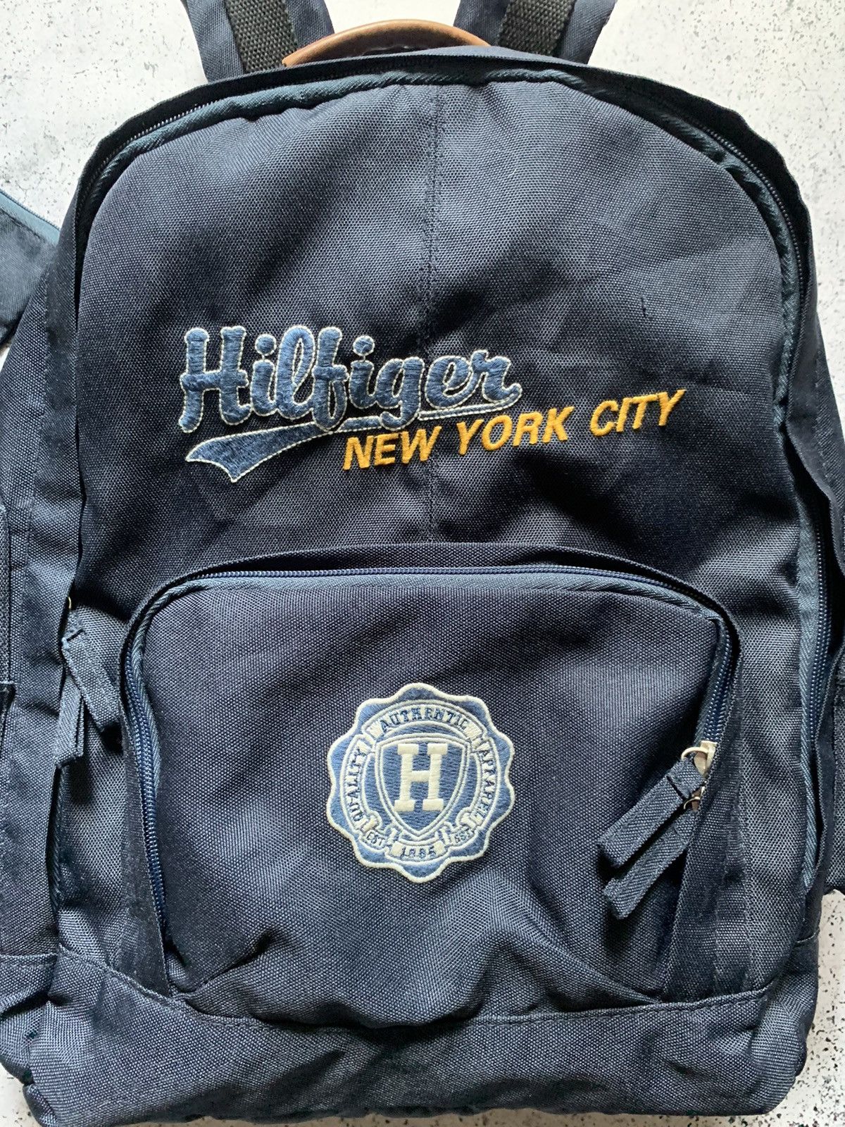 Tommy Hilfiger × Vintage Vintage Tommy Hilfiger Backpack Big Logo Bag Outdoor USA Size ONE SIZE - 2 Thumbnail
