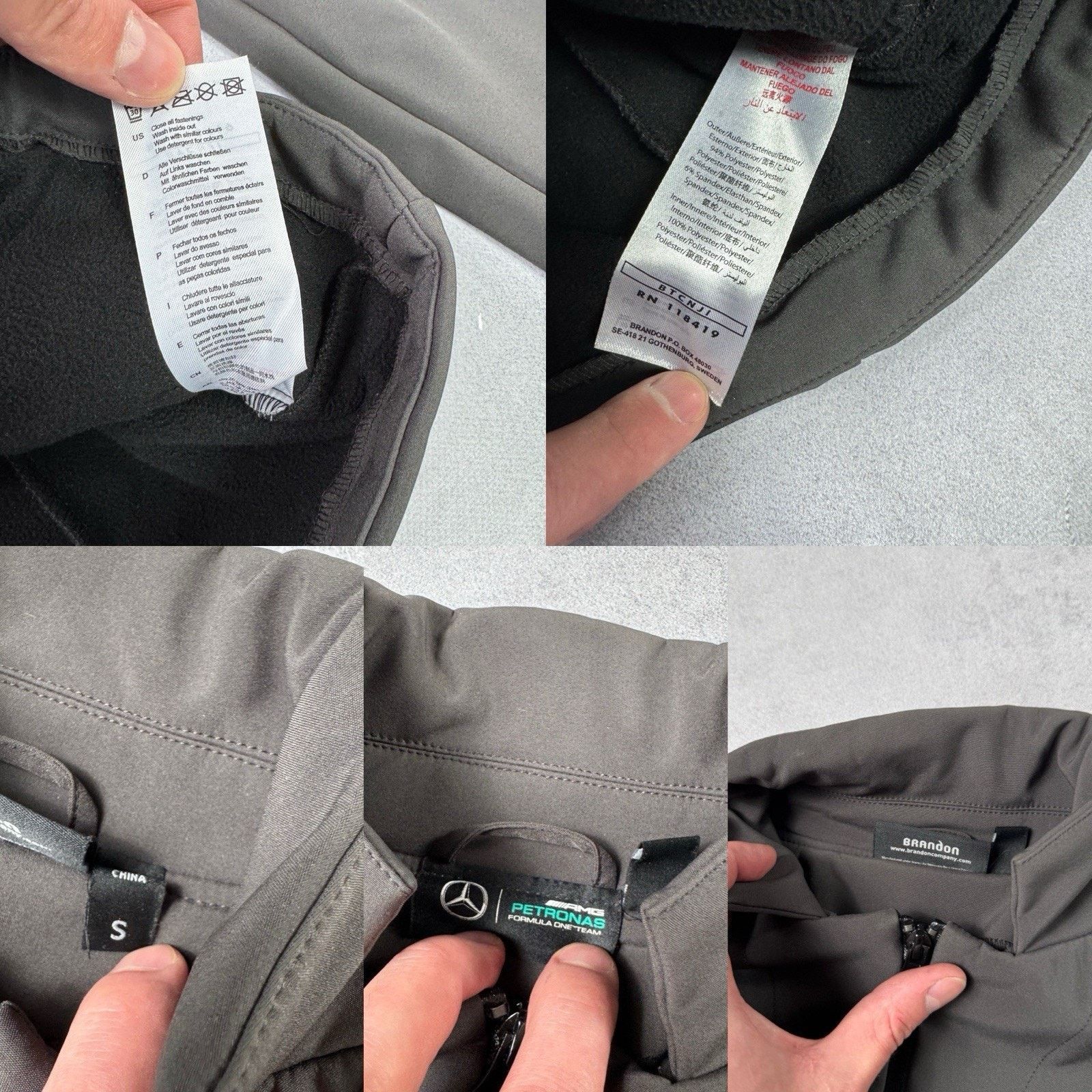 Mercedes-Benz Hugo Boss Mercedes-AMG Petronas F1 Team Softshell Jacket S Size US S / EU 44-46 / 1 - 23 Thumbnail