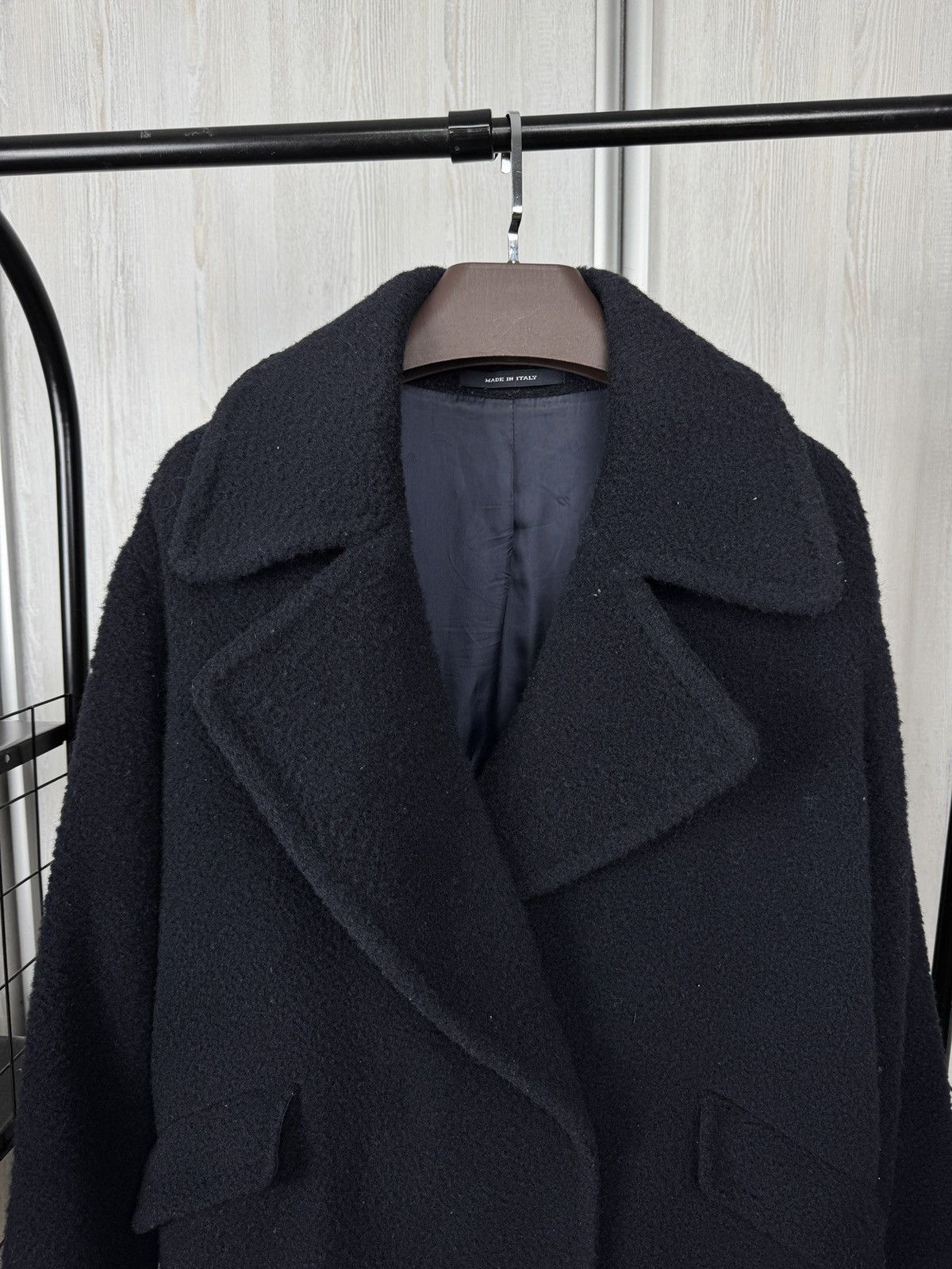 Tagliatore Tagliatore Agatha navy blue wool blend coat Size L / US 10 / IT 46 - 3 Thumbnail