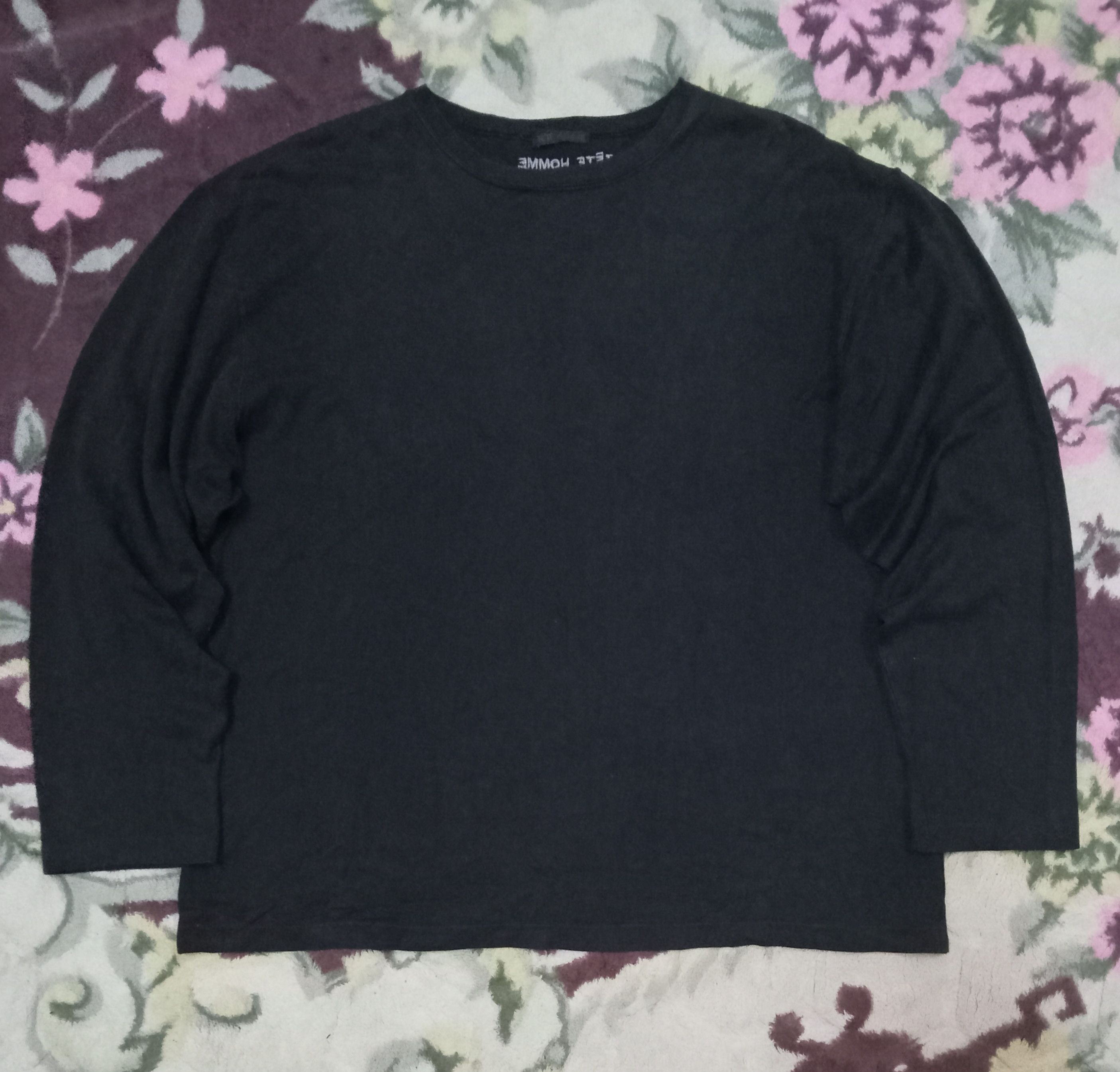 Issey Miyake × Tete Homme Tete Homme Issey Miyake Long Sleeves T Shirt Size US L / EU 52-54 / 3 - 1 Thumbnail