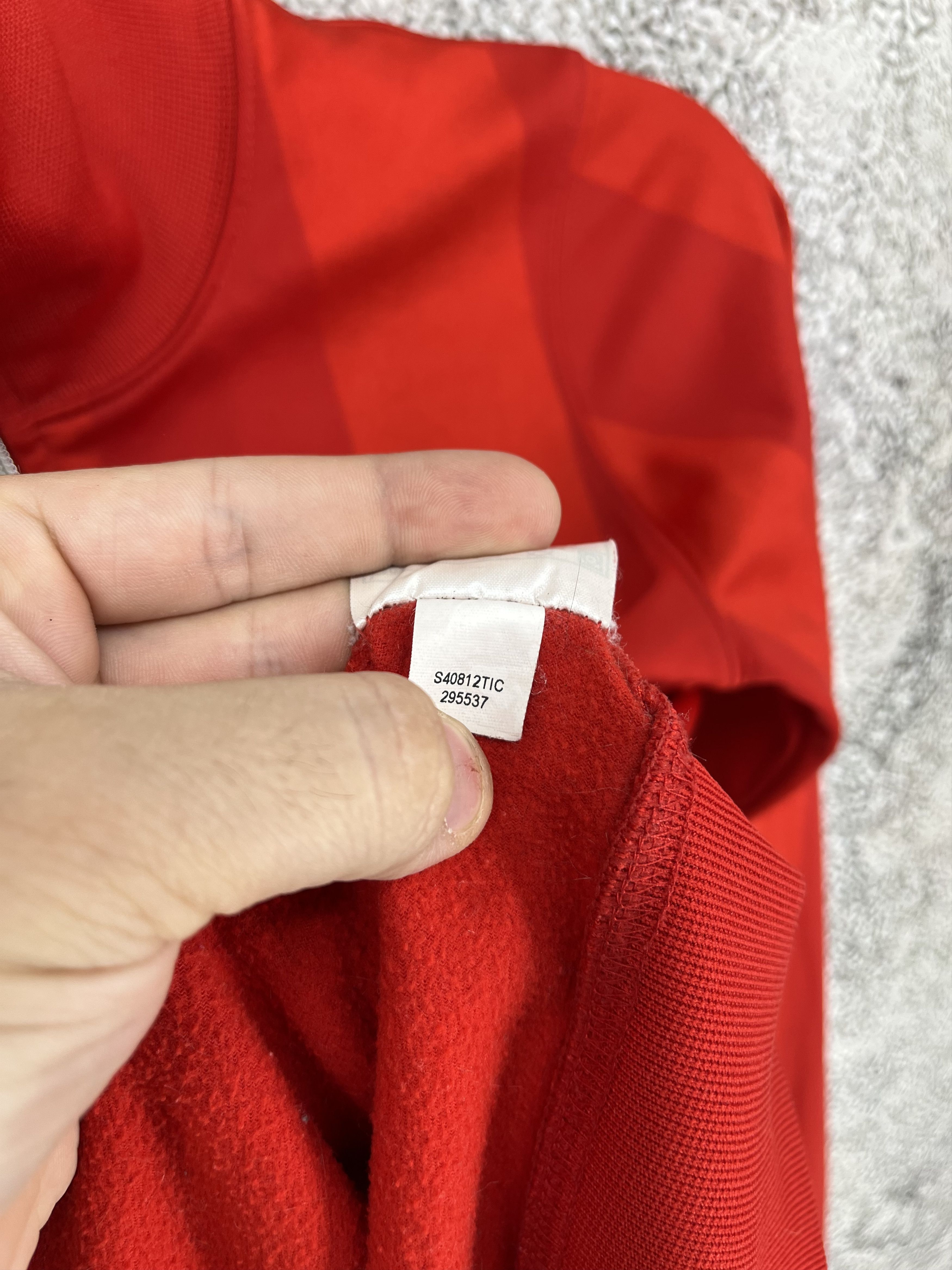 Nike Women's Vintage 00's y2k Track Top Zip Jacket Just Do It Red Size S / US 4 / IT 40 - 11 Thumbnail