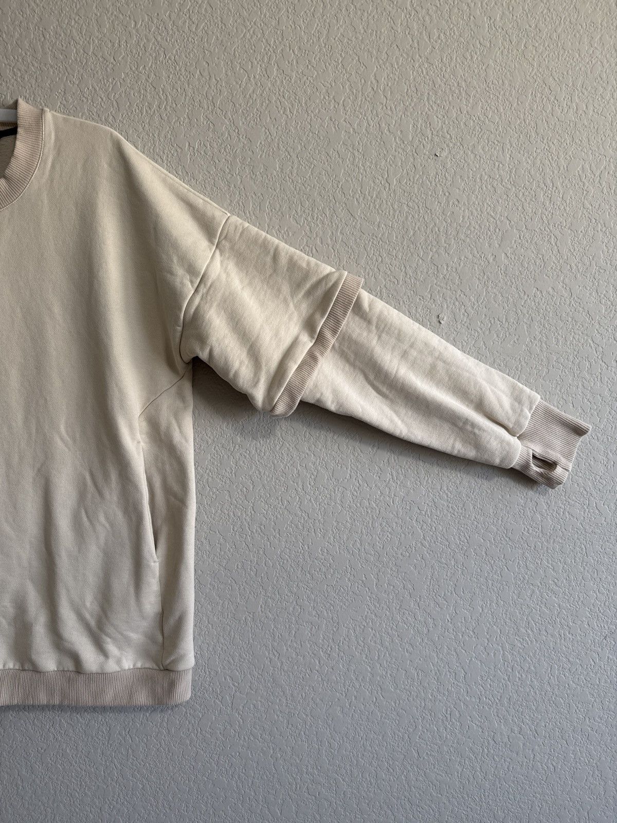 Templa Templa Beige Layered Sweatshirt Size US L / EU 52-54 / 3 - 3 Thumbnail
