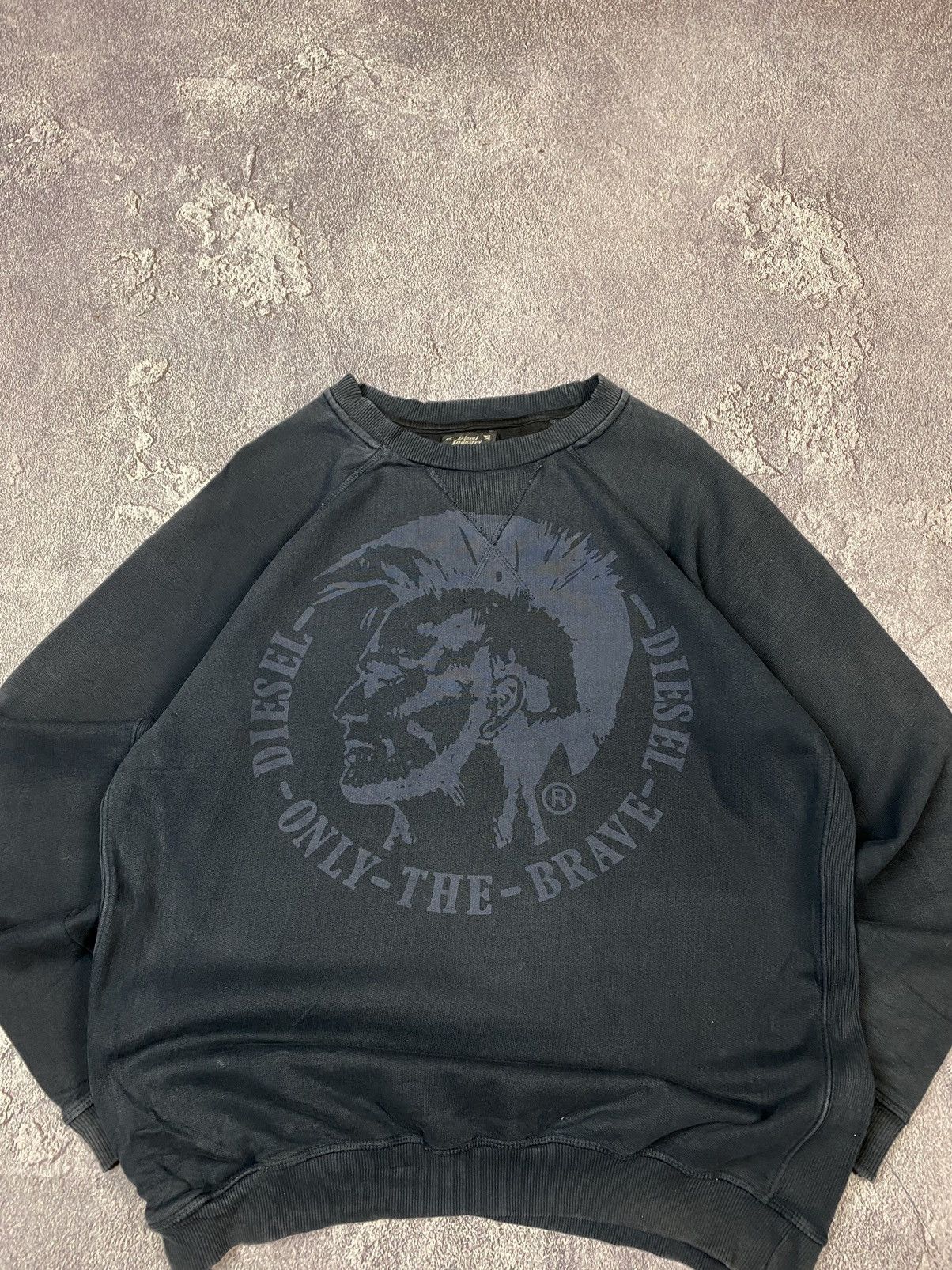 Diesel × Diesel Black Gold Y2K Diesel Industry Punk Big Logo Sweatshirt Vintage Size US L / EU 52-54 / 3 - 3 Thumbnail