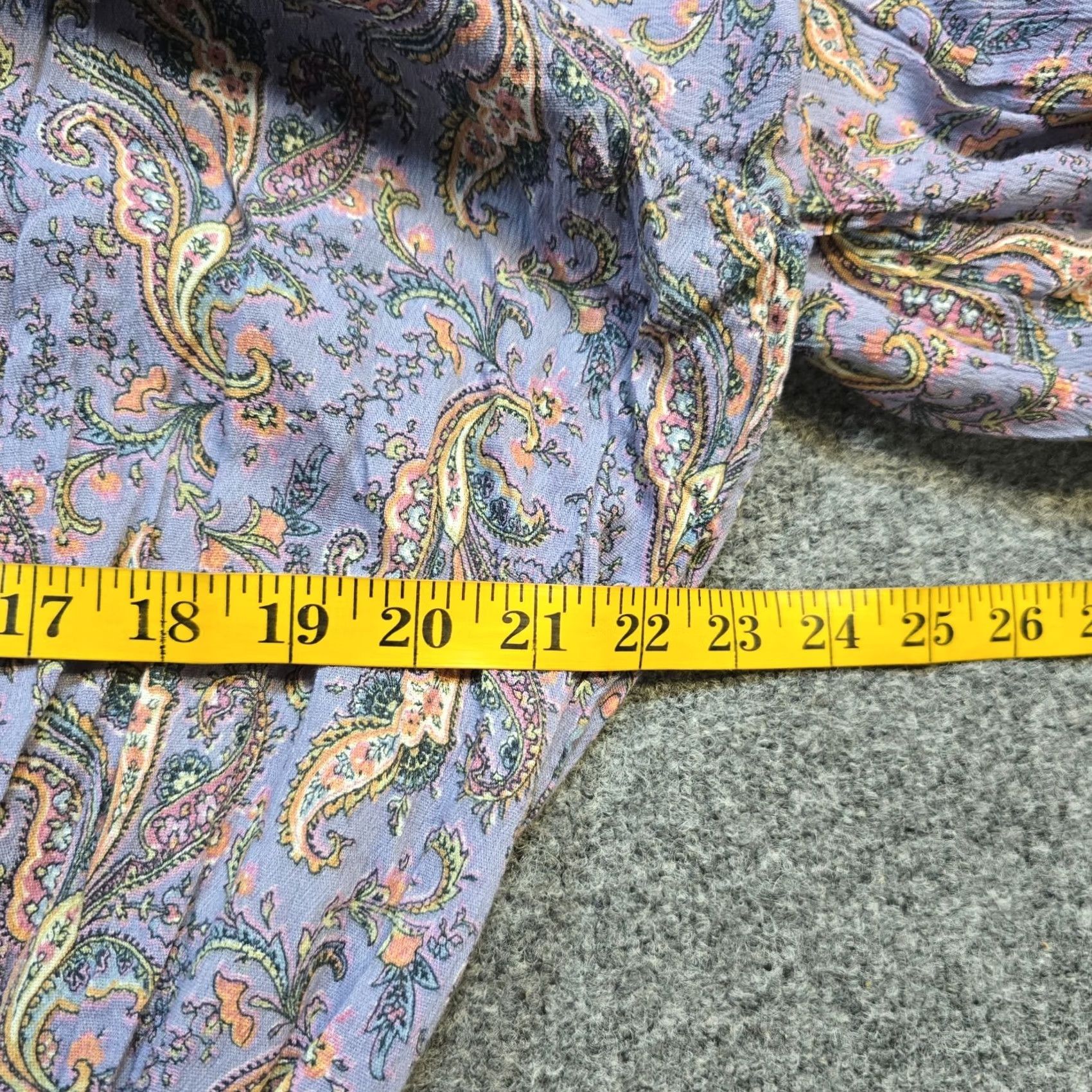 Ralph Lauren VINTAGE Denim & Supply Ralph Lauren Dress Womens M Purple Paisley Boho Hippie Casual Size M / US 6-8 / IT 42-44 - 6 Thumbnail