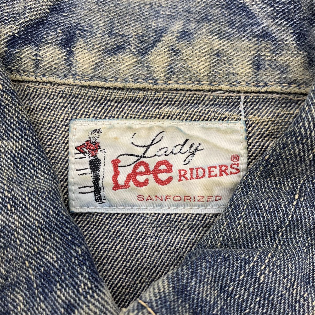 Lee Vintage Thrashed Y2K Lady Lee Riders Trucker Denim Jacket Size S / US 4 / IT 40 - 5 Thumbnail