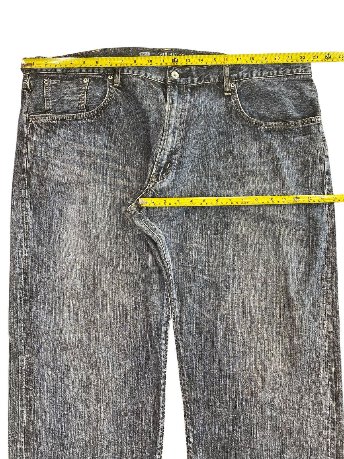 Edwin Edwin Vintage Faded Acid Blue Wash Style Straight Jeans Size US 44 / EU 60 - 9 Thumbnail