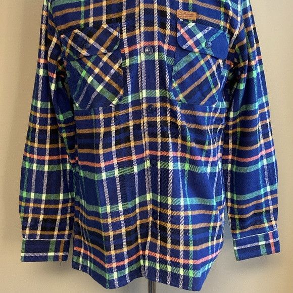 Billionaire Boys Club NWT Billionaire Boys Club Plaid Button Down Blue Shirt (M) Size US M / EU 48-50 / 2 - 4 Thumbnail