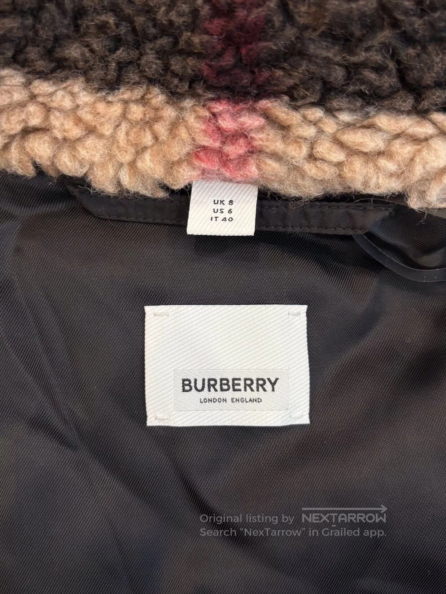 Burberry Burberry Men's Brown Check Logo Jacket. Size US M / EU 48-50 / 2 - 6 Thumbnail