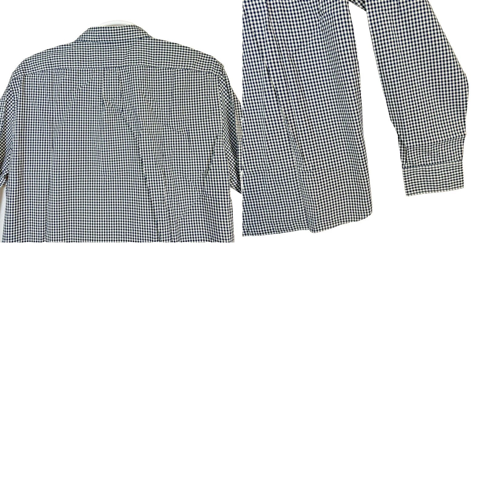 J.Crew J.CREW Button-Down Shirt 2XL Slim Fit White Black Check 100s 2-Ply Cotton, White and Black Check, Mens Size US XXL / EU 58 / 5 - 9 Thumbnail