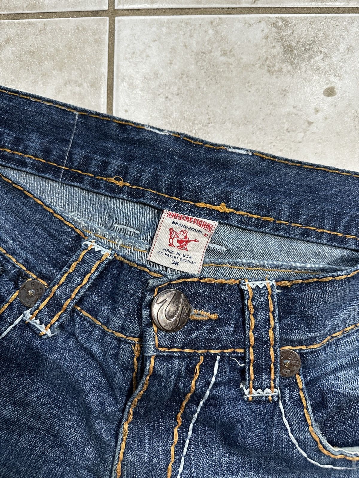 True Religion Vintage y2k true religion joey super t jeans Size US 36 / EU 52 - 4 Thumbnail