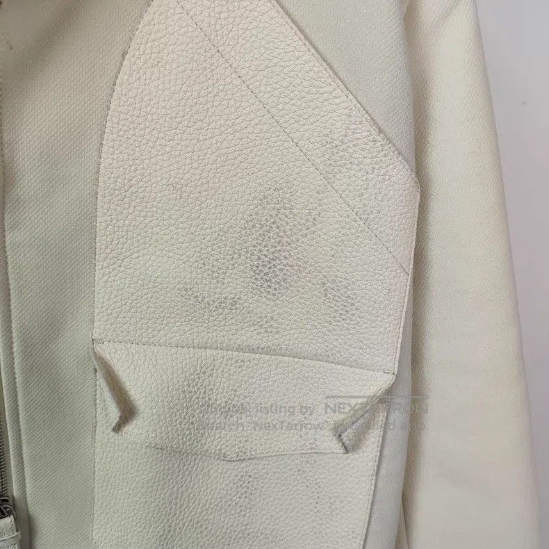 Hermes Hermes Shearling and Leather Jacket, White Size XS / US 0-2 / IT 36-38 - 3 Thumbnail