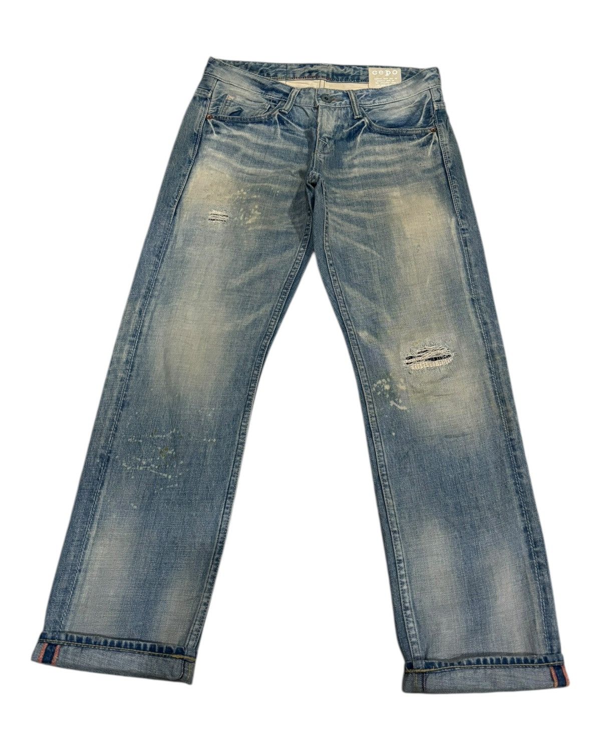 Japanese Brand × Kapital × Vintage Japanese Selvedge Jeans Cepo Work & Military Kapital Style Size US 30 / EU 46 - 1 Thumbnail
