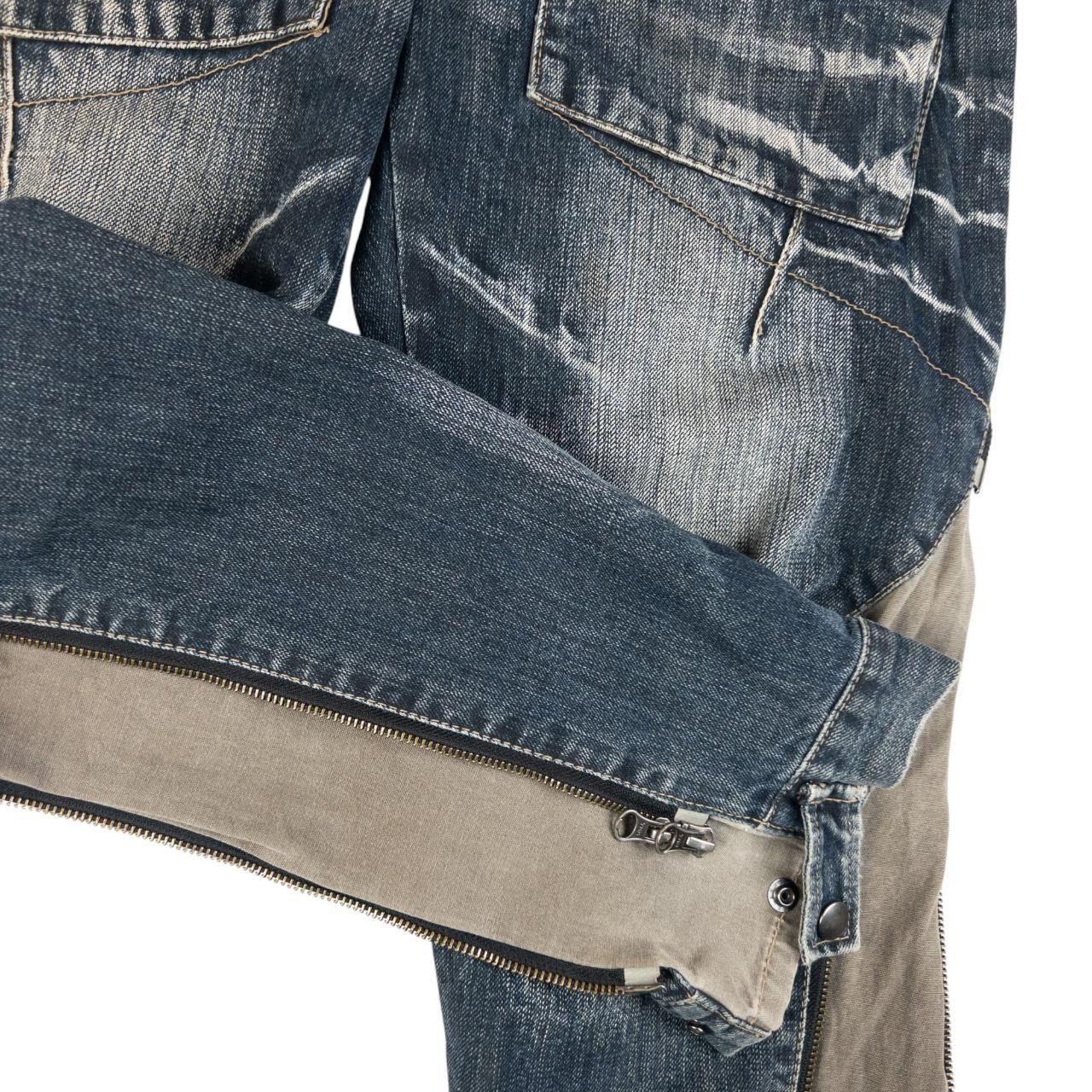 PPFM Vintage PPFM Multi Zip Denim Jeans Size W31 Size US 31 - 8 Thumbnail