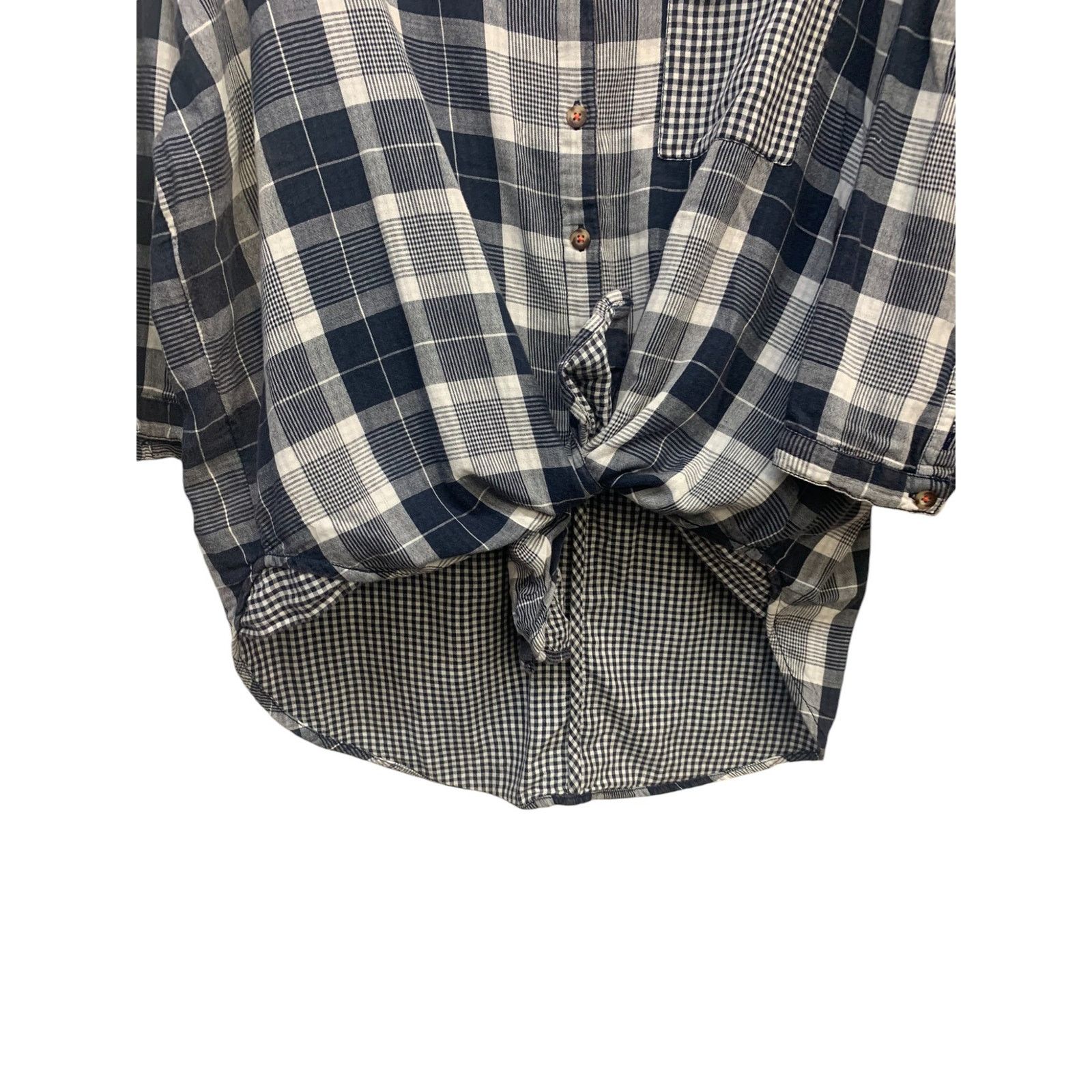 Anthropologie Anthropologie Pilcro Plaid Boyfriend Button Down Shirt SZ S Size S / US 4 / IT 40 - 8 Thumbnail