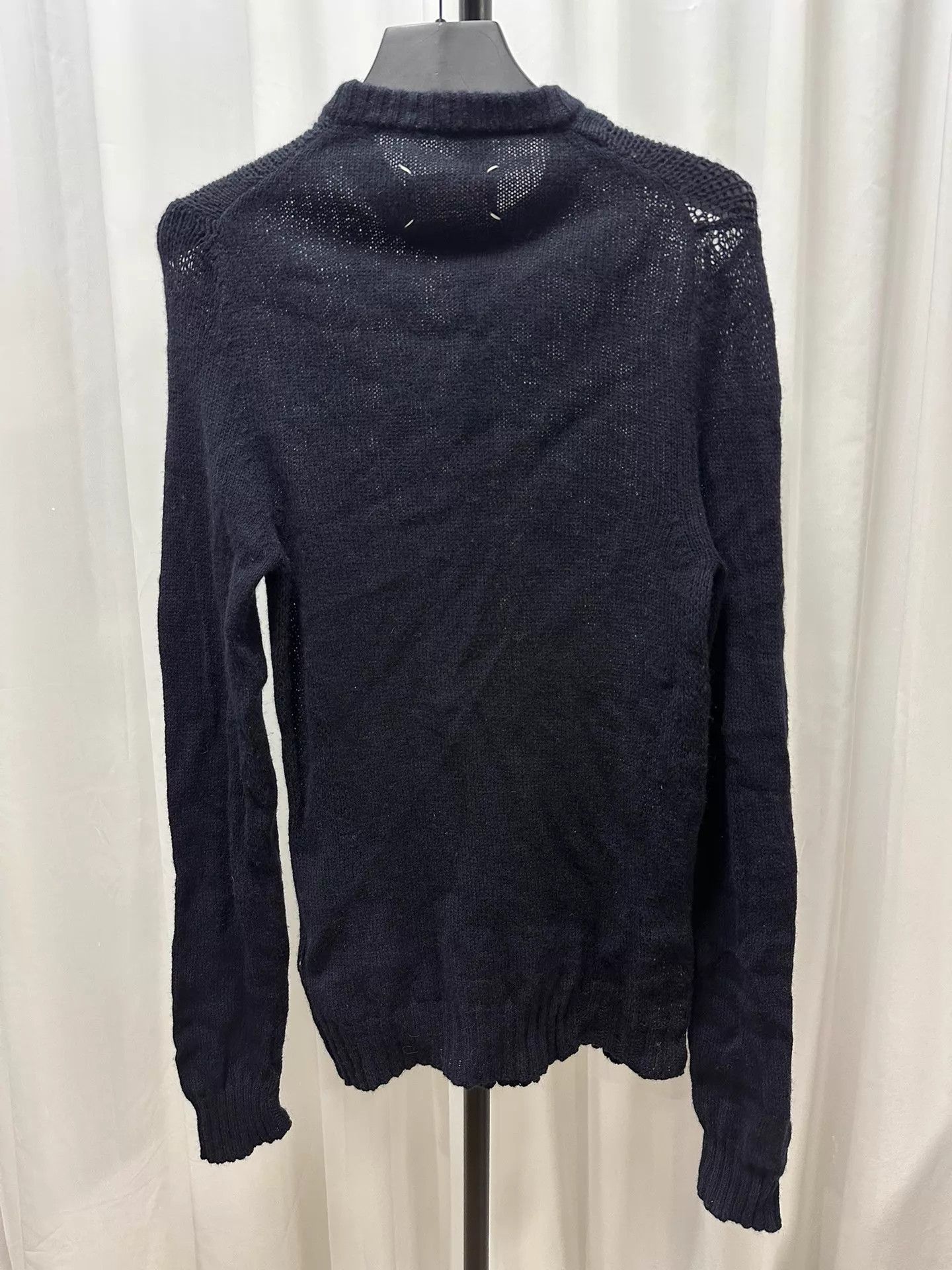 Maison Margiela Maison Margiela Openwork Wool Knit Sweater Size US M / EU 48-50 / 2 - 4 Thumbnail