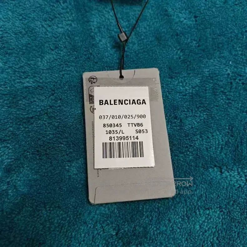 Balenciaga Balenciaga Round Neck Printed Short Sleeve T-Shirt in Grey Size US L / EU 52-54 / 3 - 6 Thumbnail