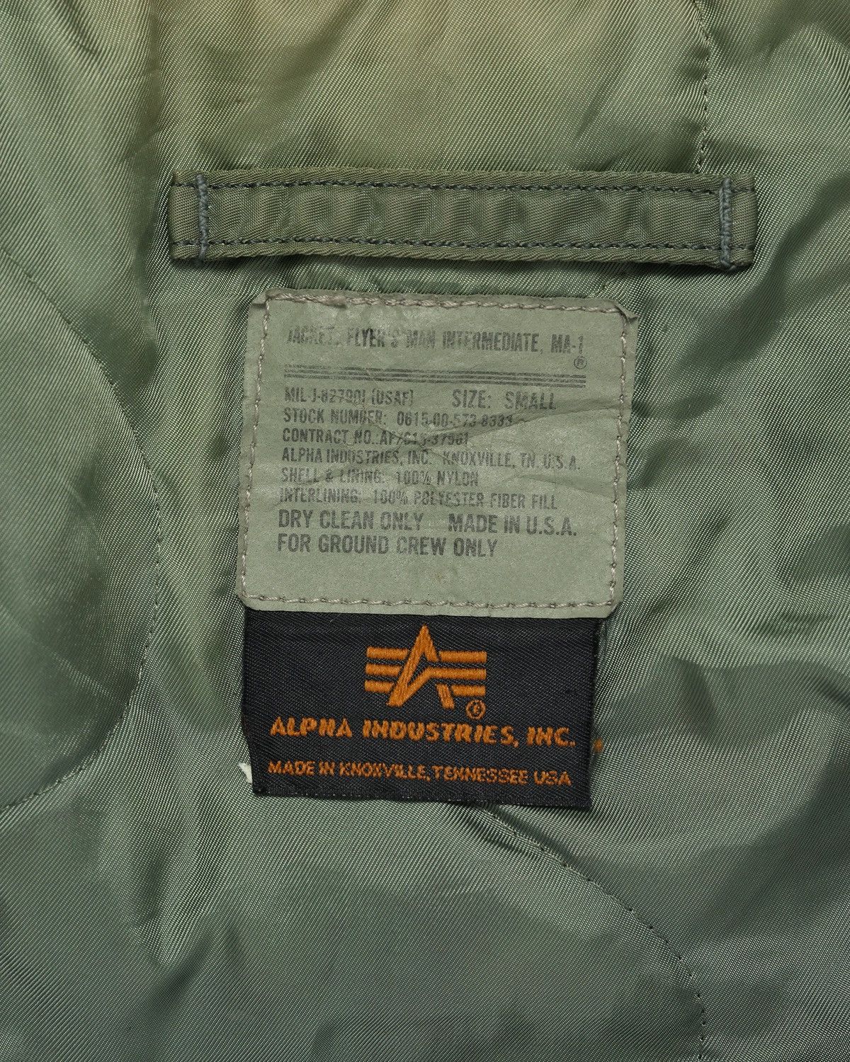 Vintage Alpha Industries MA-1 Flight Jacket USAF Size US S / EU 44-46 / 1 - 5 Thumbnail