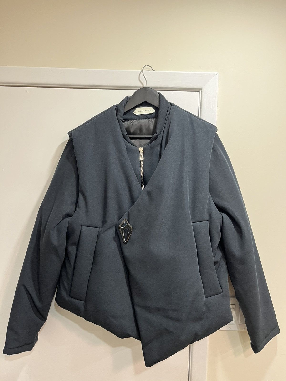 【NAMACHEKO】18AW ASYMMETRIC BARBARA JKT Namacheko INSANE Namacheko Barbara Assymetrical jacket size