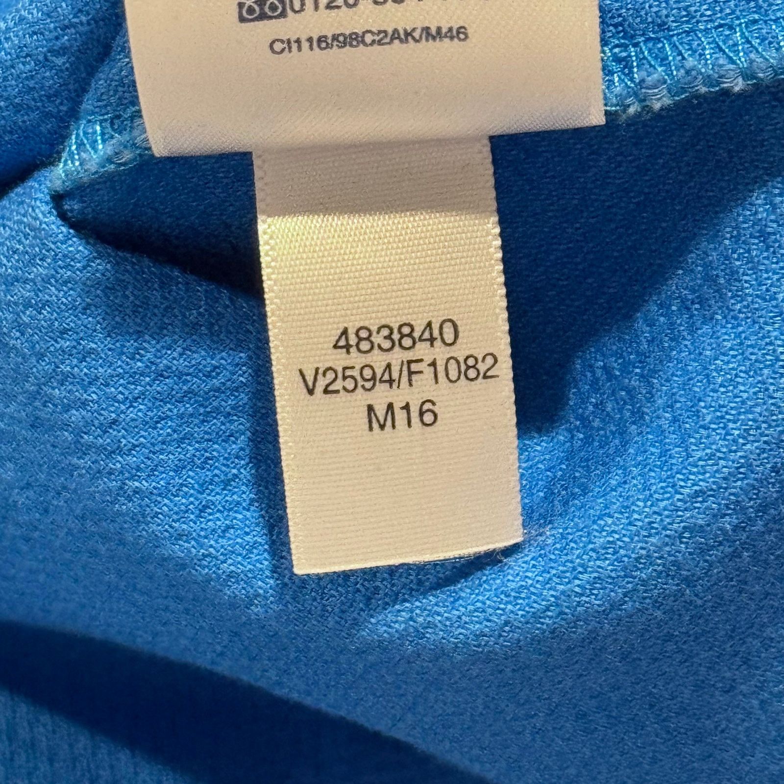 Lands' End Lands End Colorblock Dress Blue 14 Coastal Minimalist Casual Size XL / US 12-14 / IT 48-50 - 7 Thumbnail