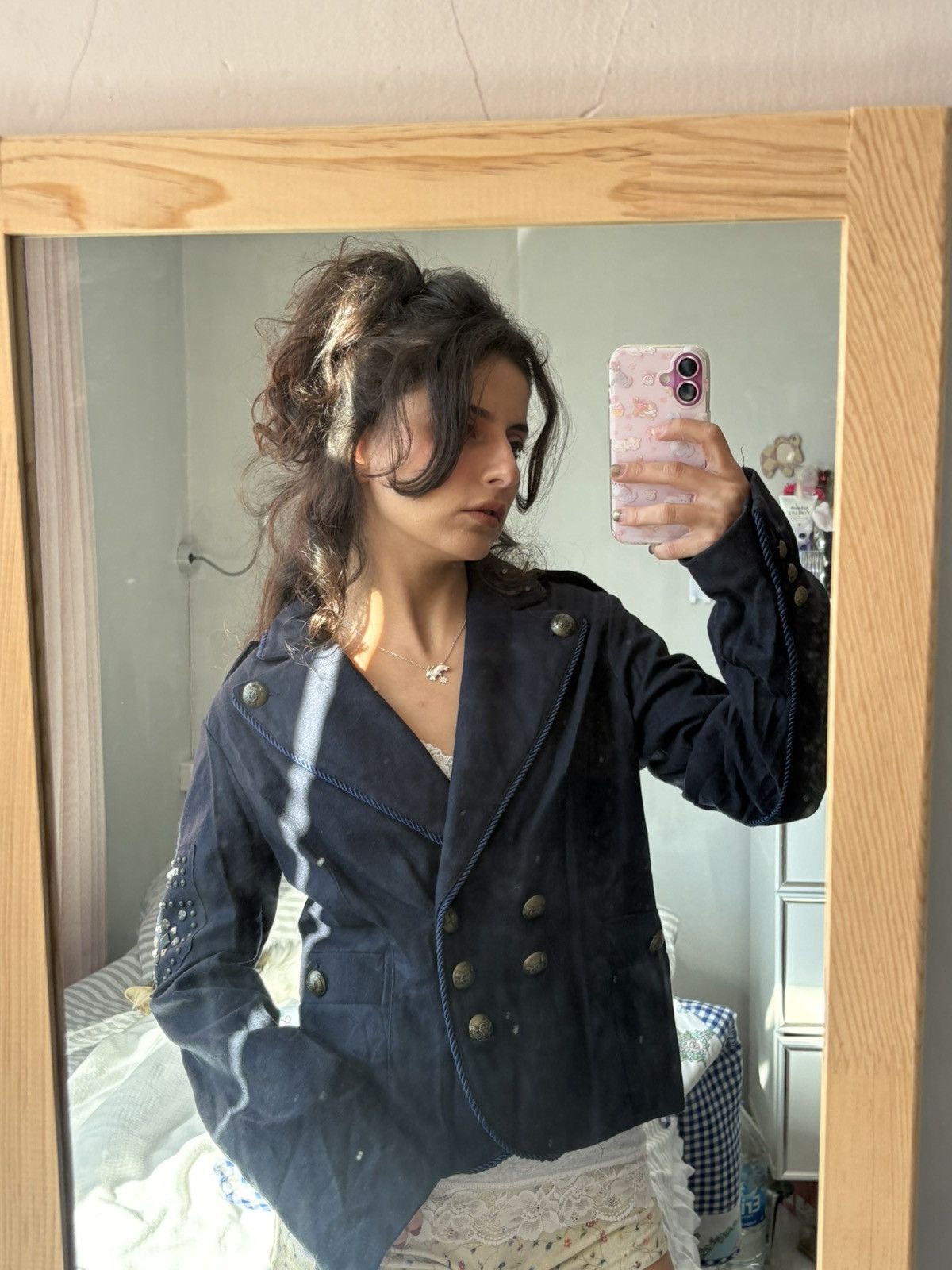 Vintage y2k italian jacket Size L / US 10 / IT 46 - 2 Thumbnail