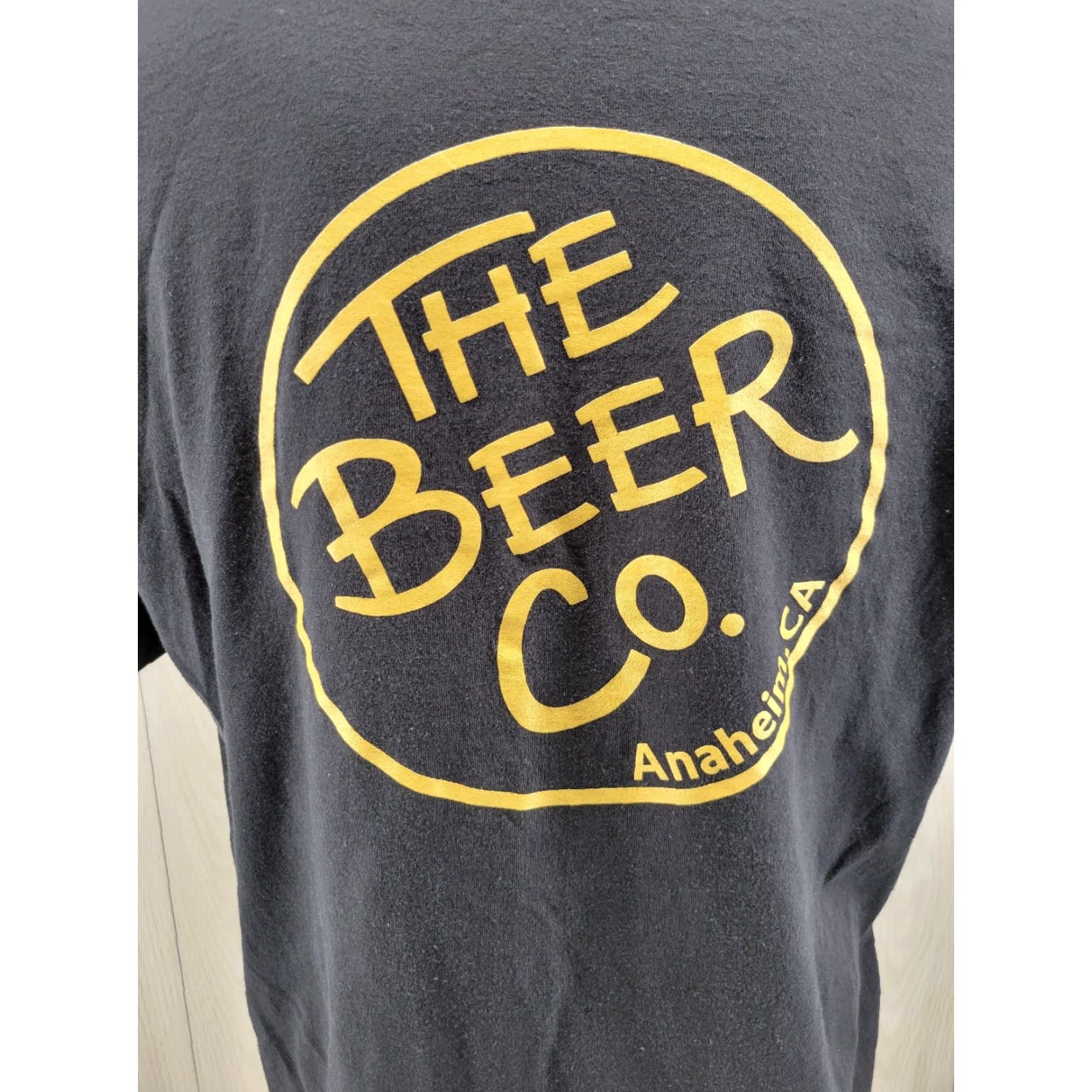 Gildan VINTAGE The Beer Co. Anaheim CA Men's Shirt Black Size XL Size US XL / EU 56 / 4 - 7 Thumbnail