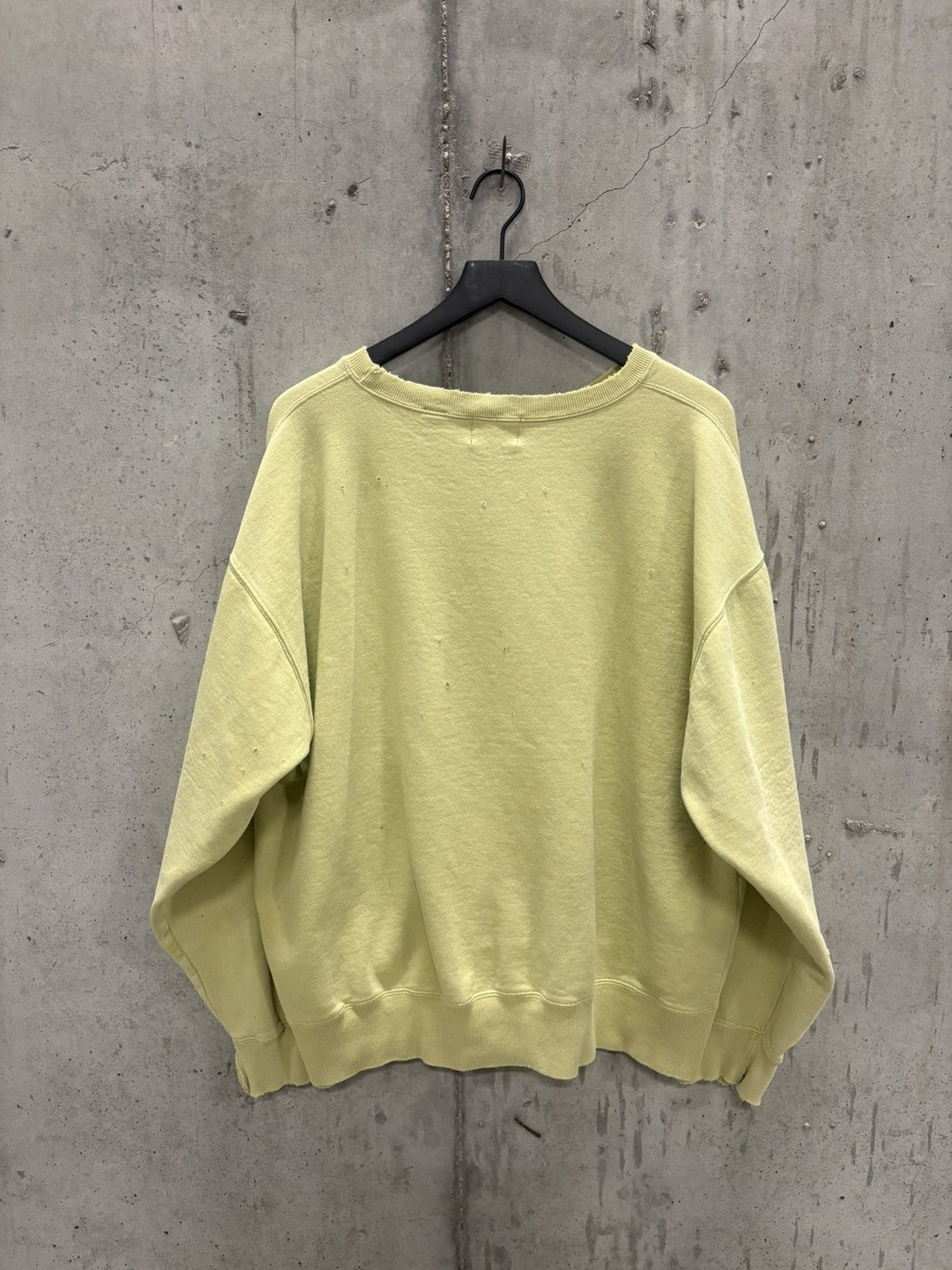 Vintage Vintage Blank Sweatshirt Thrashed Faded Distressed Grunge Size US XXL / EU 58 / 5 - 5 Thumbnail
