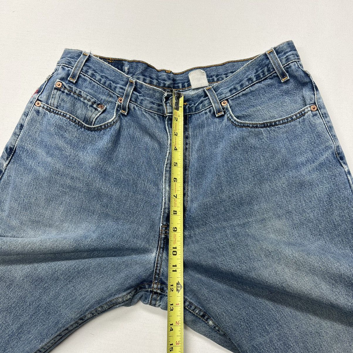 Levi's × Vintage VTG Levis 550 Jeans Blue Cropped Relaxed Fit Denim Baggy Size US 38 / EU 54 - 22 Thumbnail