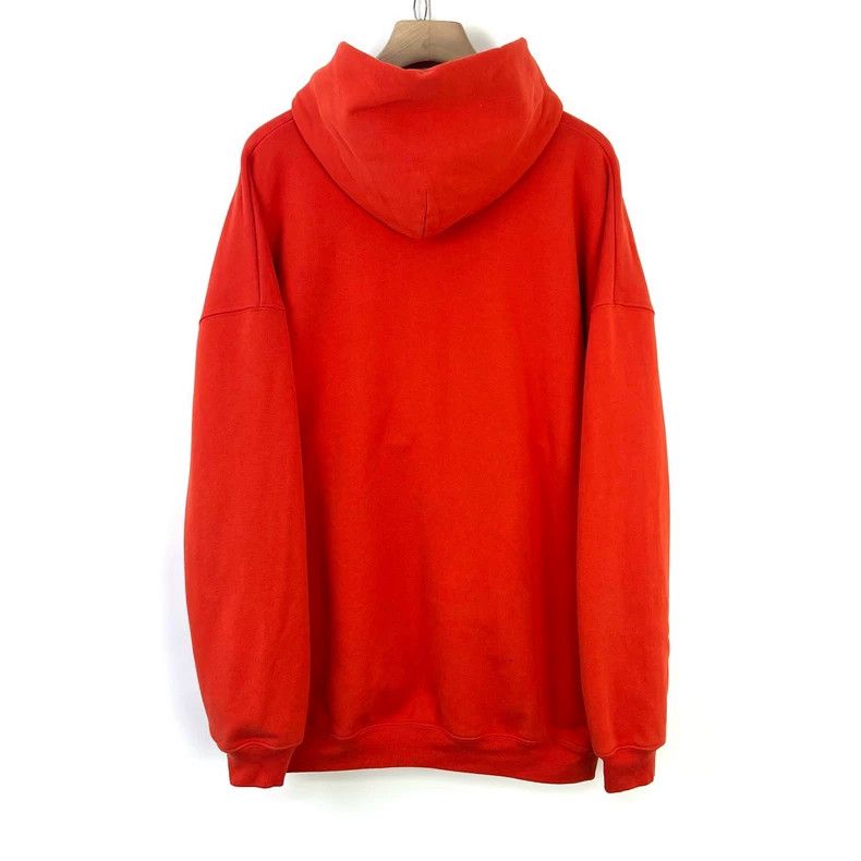 Balenciaga Balenciaga S size orange-red band logo hoodie Size US S / EU 44-46 / 1 - 3 Thumbnail