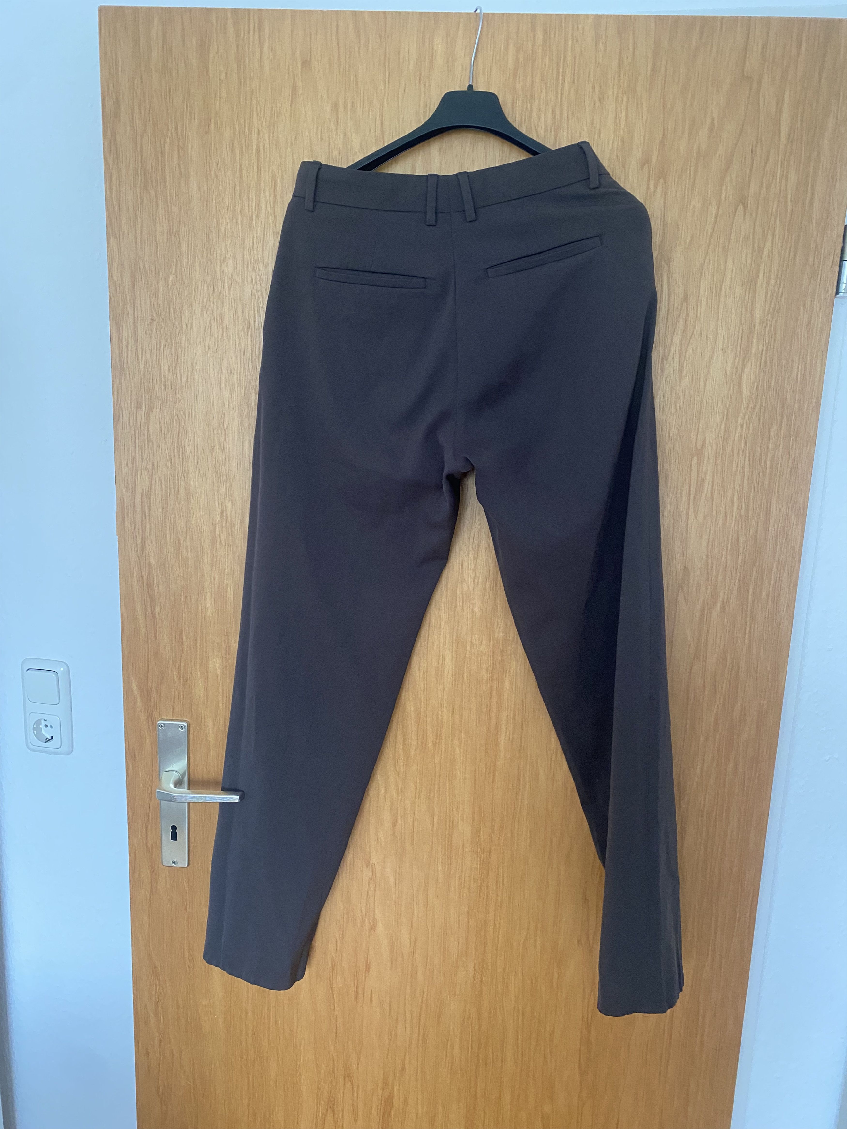 Filippa K Filippa K Justin Wool Trouser In Dark Oak, Size 46 Size 46R - 2 Thumbnail