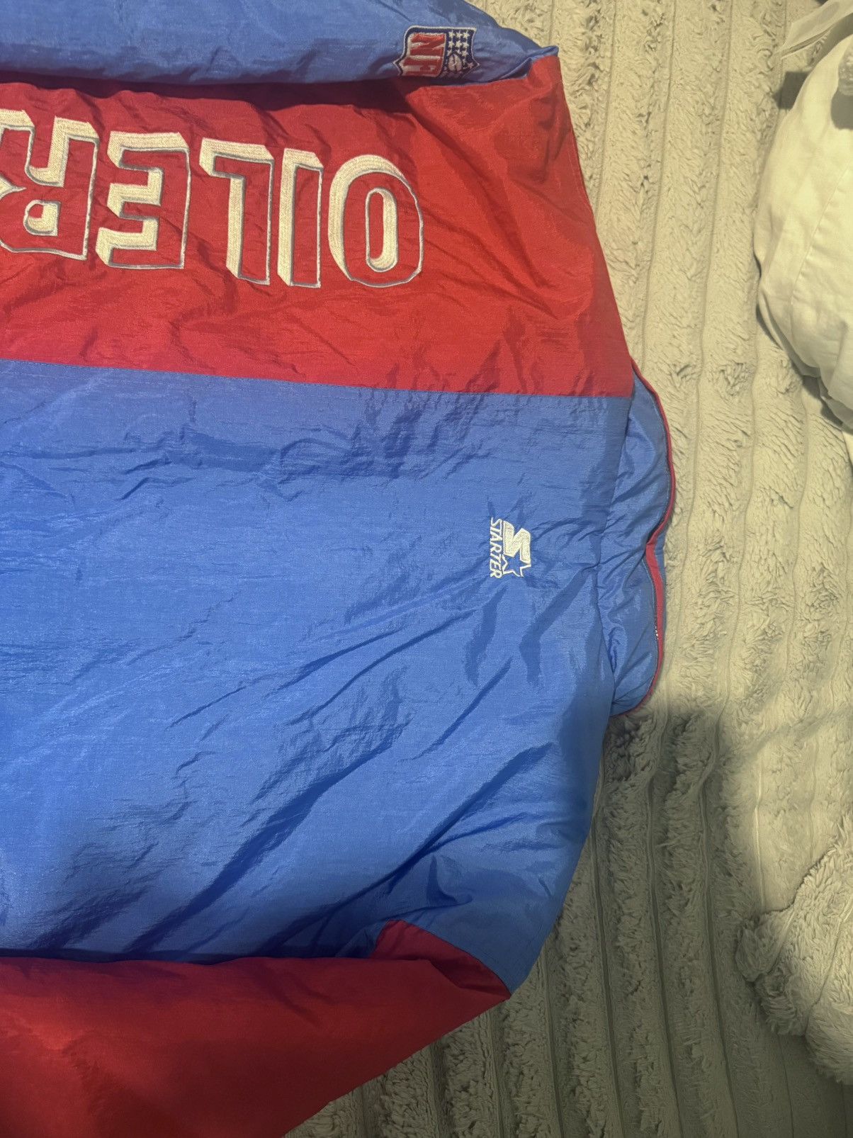 NFL houston oilers 90s vintage rare texas puffer jacket coat 80s Size US L / EU 52-54 / 3 - 20 Thumbnail
