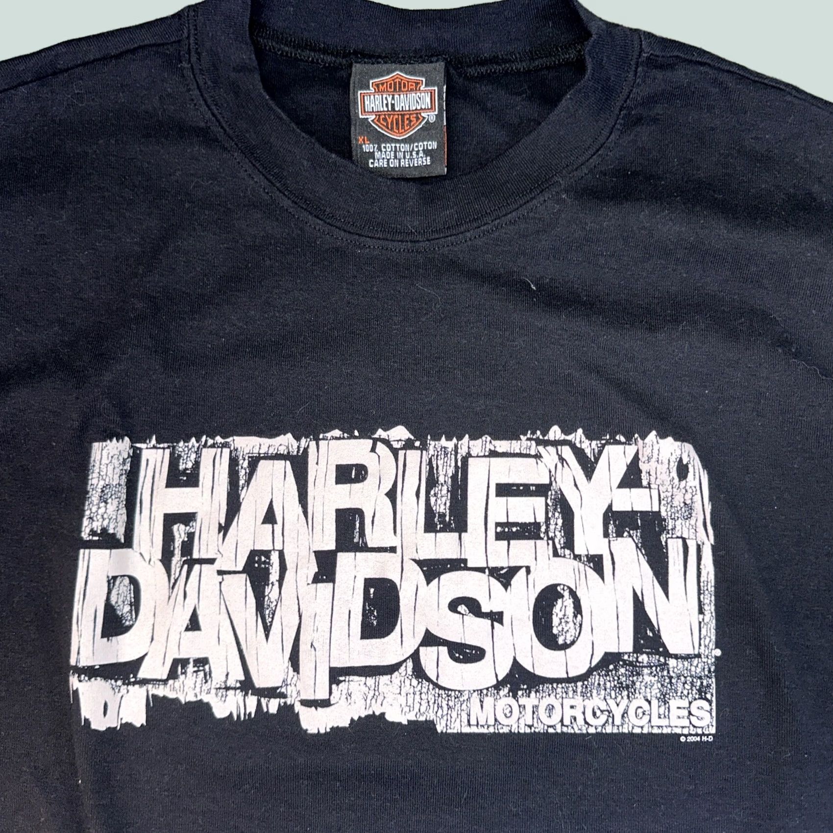Harley Davidson VINTAGE Harley-Davidson Mens Muscle Tank XL Black 2004 Shirt Size US XL / EU 56 / 4 - 1 Thumbnail