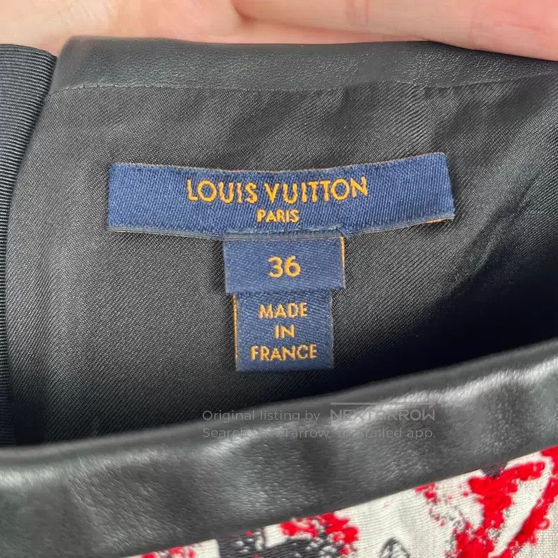 Louis Vuitton Louis Vuitton Red, white and black patchwork presbyopic ha Size 35" - 6 Thumbnail