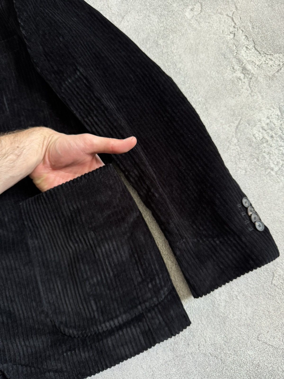 Tagliatore Tagliatore black velour velvet blazer jacket old money Size US M / EU 48-50 / 2 - 11 Thumbnail