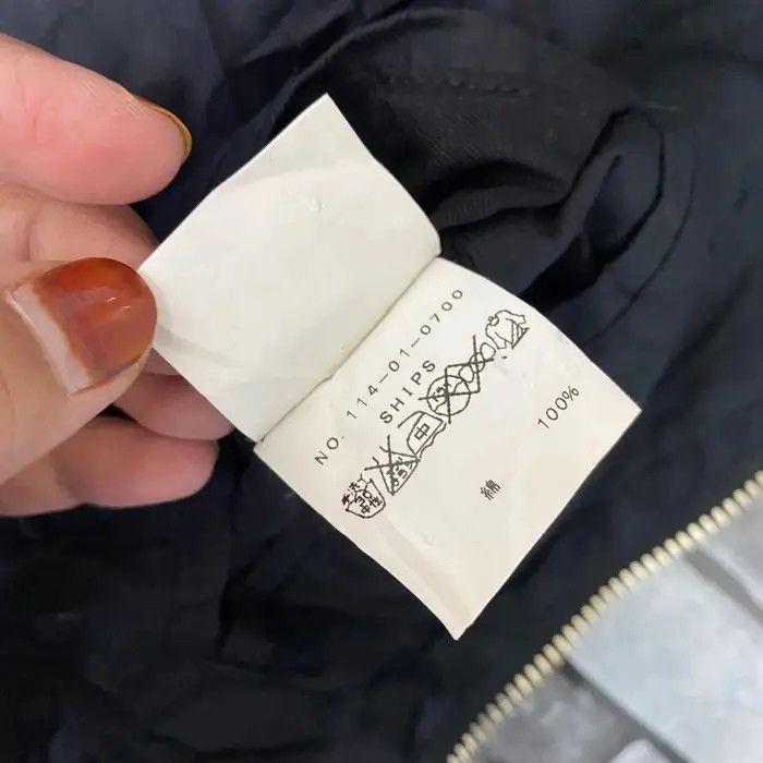 SHIPS Vtg SHIPS JAPAN DESIGNER Minimalist Motorcycle Jacket Coat Size US M / EU 48-50 / 2 - 6 Thumbnail