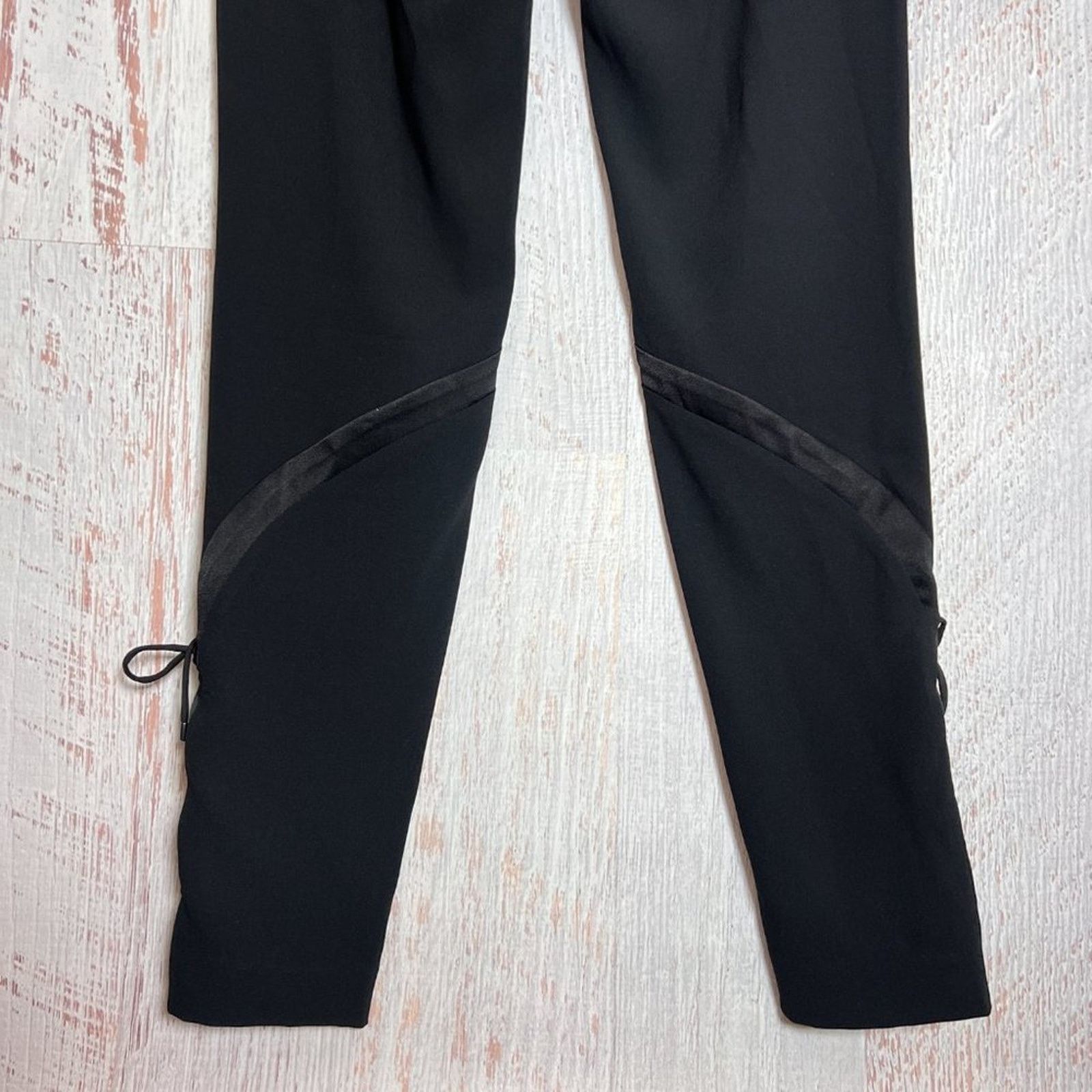 Haute Hippie Haute Hippie Lace-Up Skinny Pants Black Size 8 Size 30" / US 8 / IT 44 - 9 Thumbnail