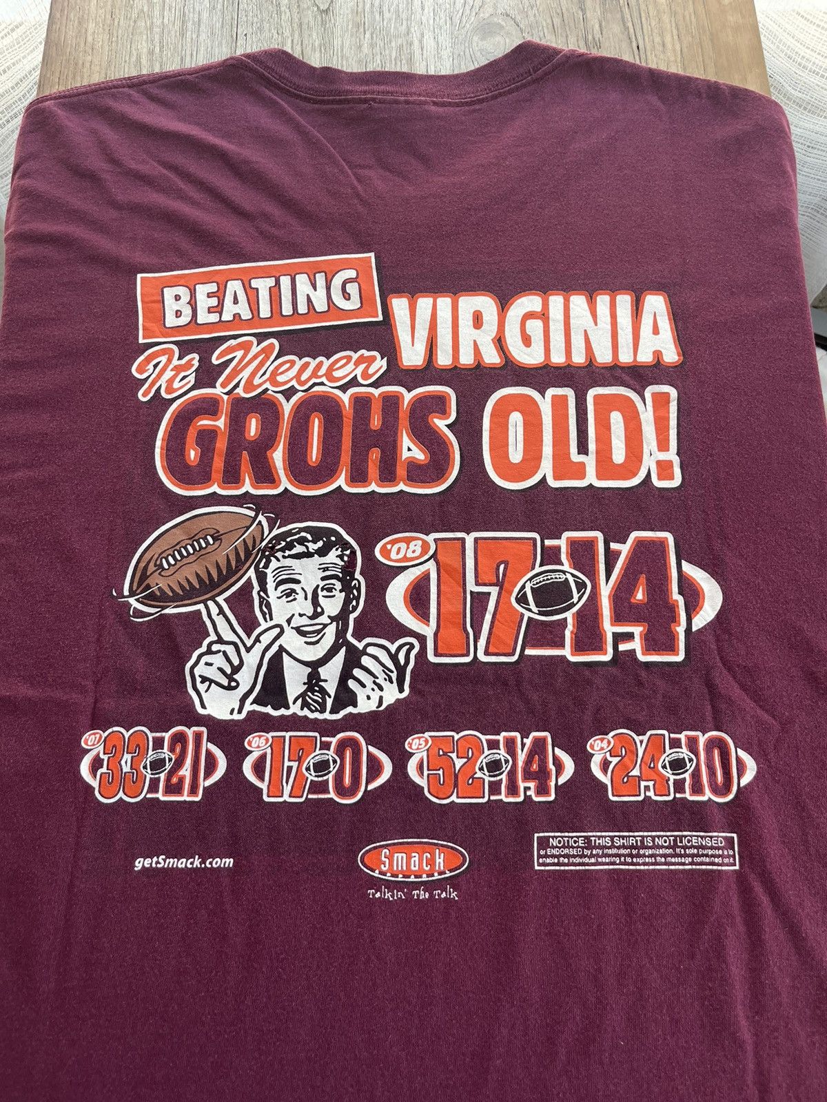 NFL × Vintage Vintage Got Five ? Smack Talkin’ the Talk 08’s Tshirt Size US XL / EU 56 / 4 - 9 Thumbnail