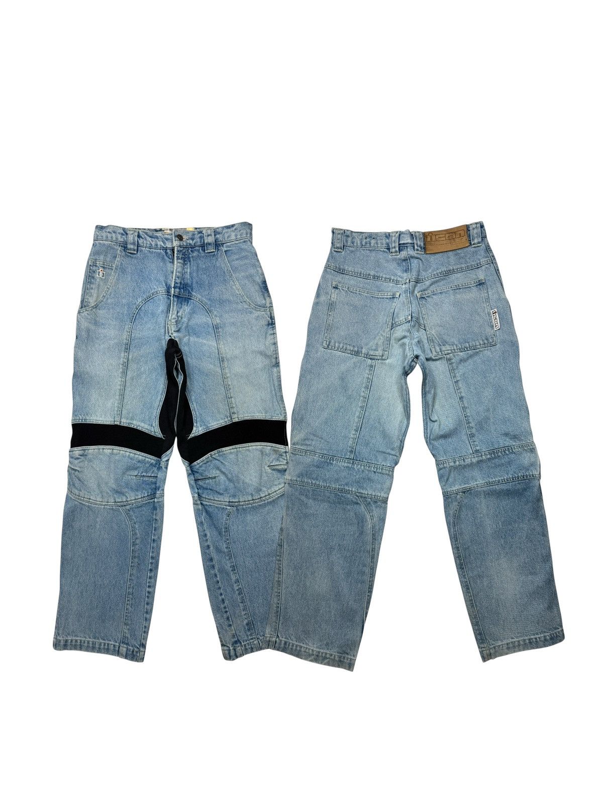 Vintage Y2K ICON Denim Moto Recon Pants Size US 30 / EU 46 - 1 Thumbnail