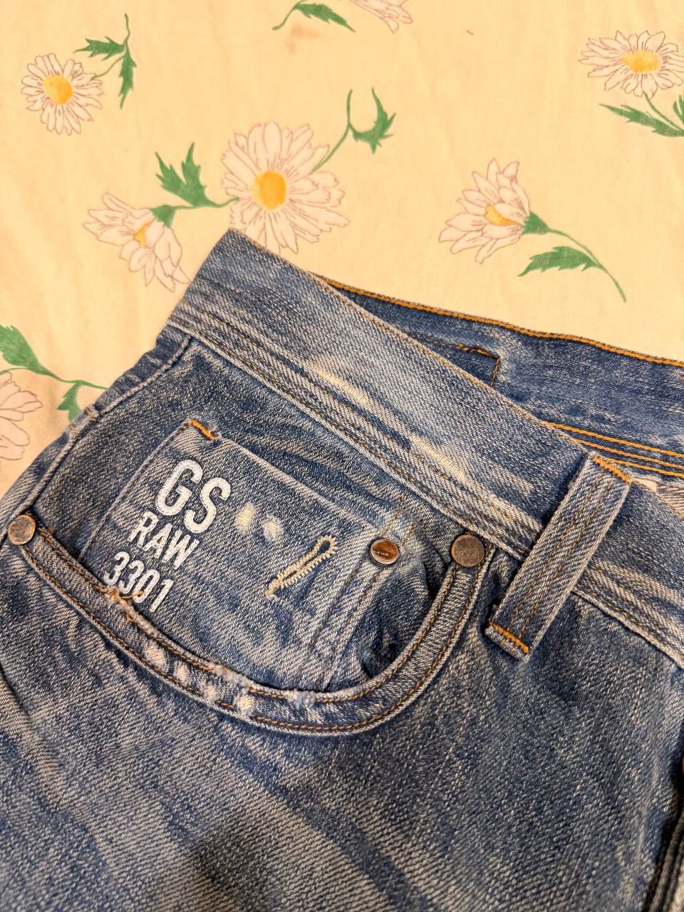 G-Star G-STAR 3301 SLIM Jeans Men Stretch Buttons Fly Size US 30 / EU 46 - 8 Thumbnail