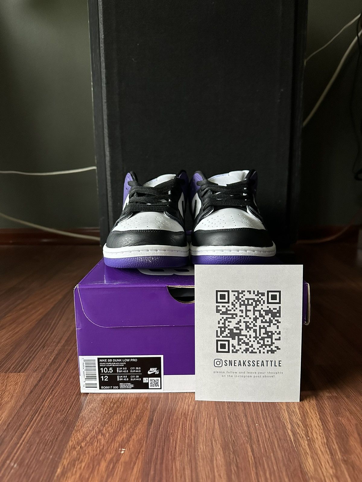 Nike Nike SB Dunk Low Court Purple Size 10.5M BQ6817-500 Size US 10.5 / EU 43-44 - 7 Thumbnail