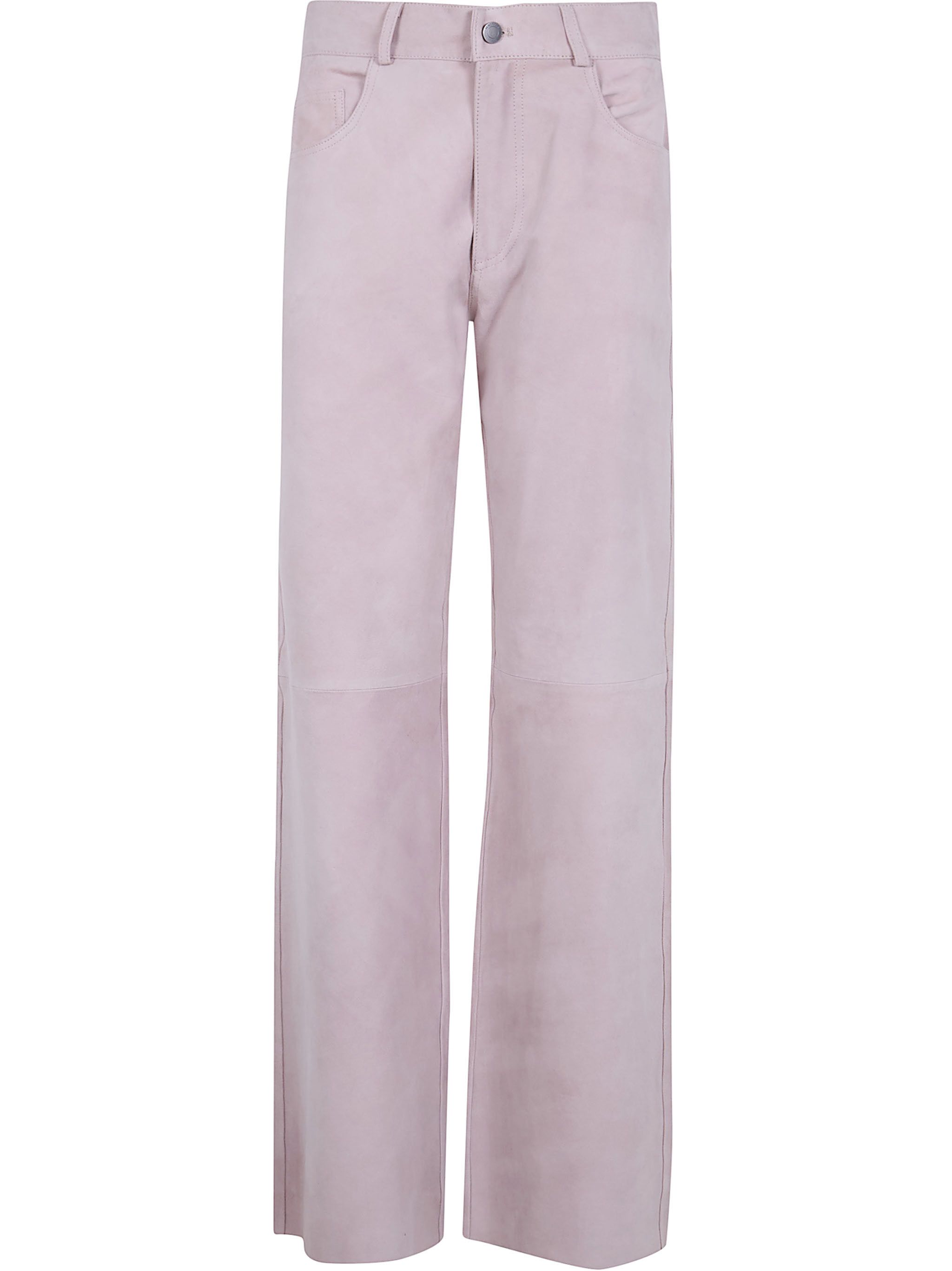 Haikure "KOREA SUEDE" BOOTCUT LEG TROUSERS Size 26" / US 2 / IT 38 - 1 Thumbnail