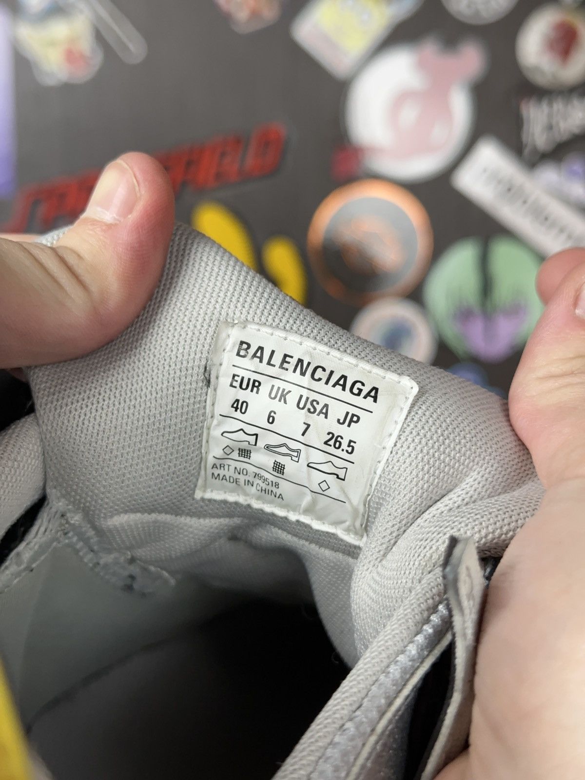 Balenciaga Balenciaga Reptile Multicolored / White Size US 7 / EU 40 - 10 Thumbnail