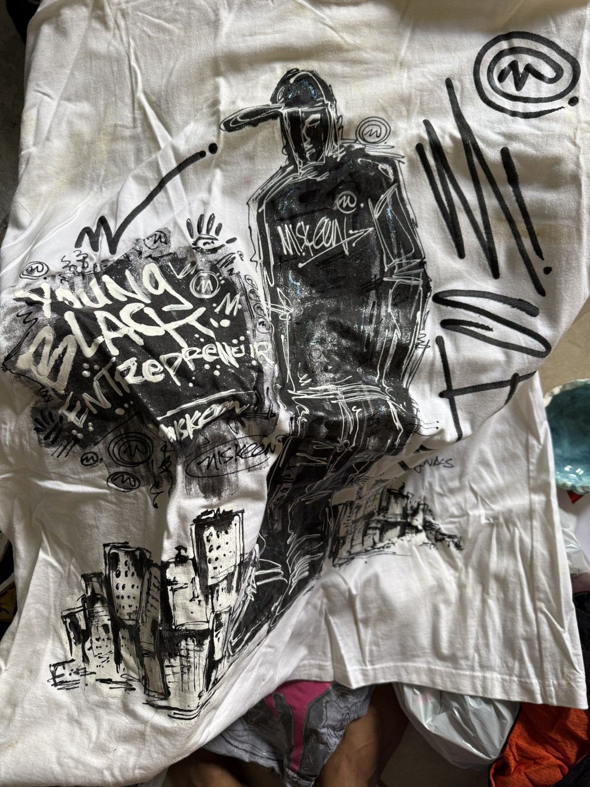 Other Miskeen Custom T Shirt Size US XXL / EU 58 / 5 - 1 Preview