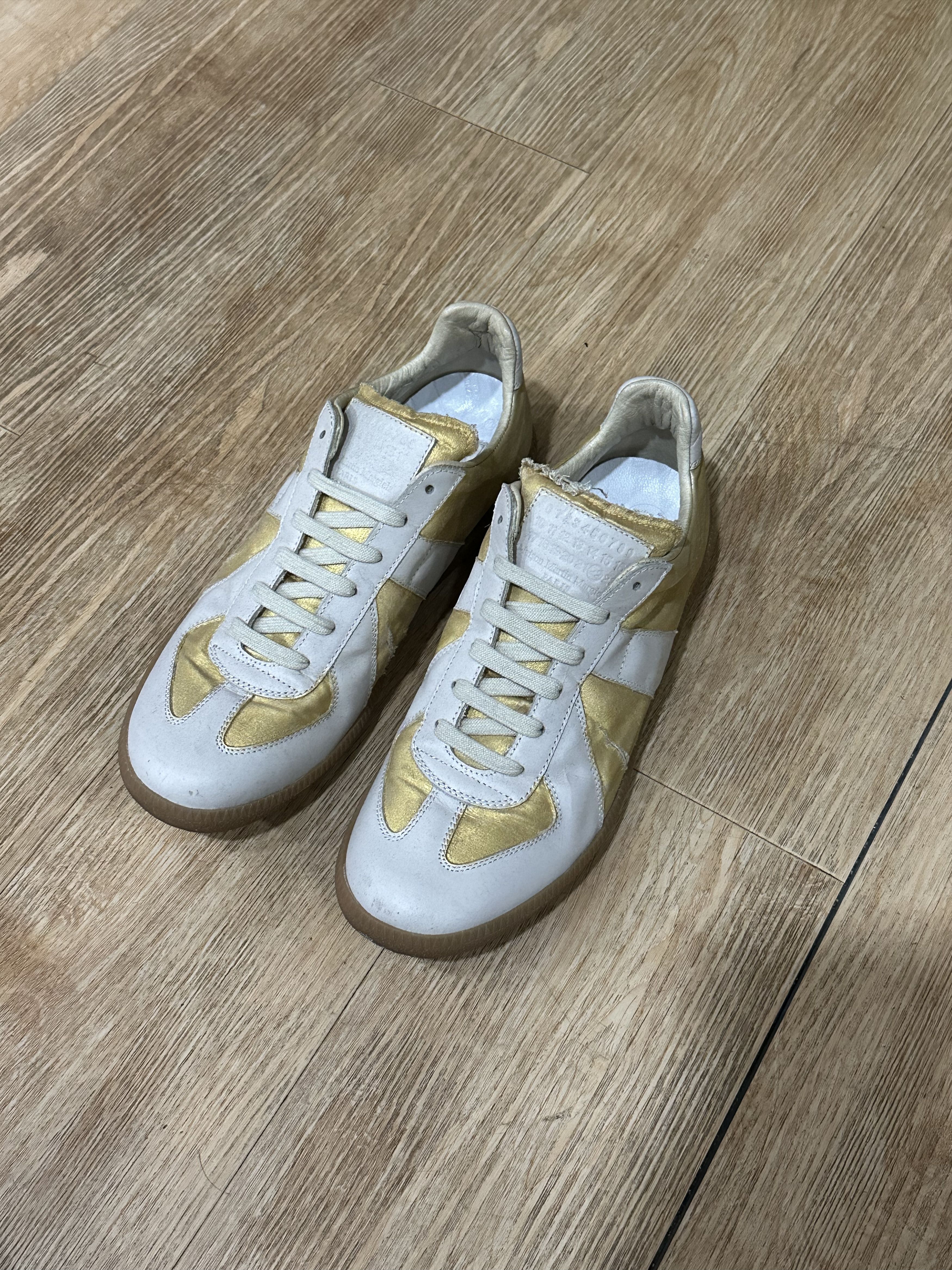 Maison Margiela VTG Maison Margiela GATS Gold Replica Sneaker Size US 7 / EU 40 - 1 Thumbnail
