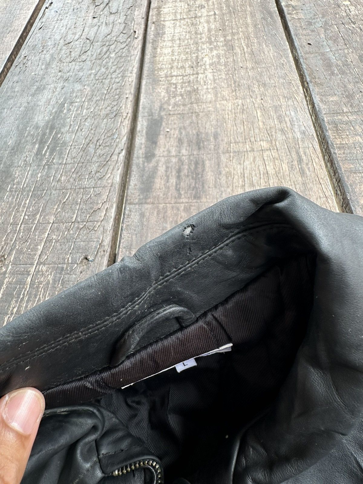 Armani Exchange Armani exchange leather jacket Size US L / EU 52-54 / 3 - 12 Thumbnail